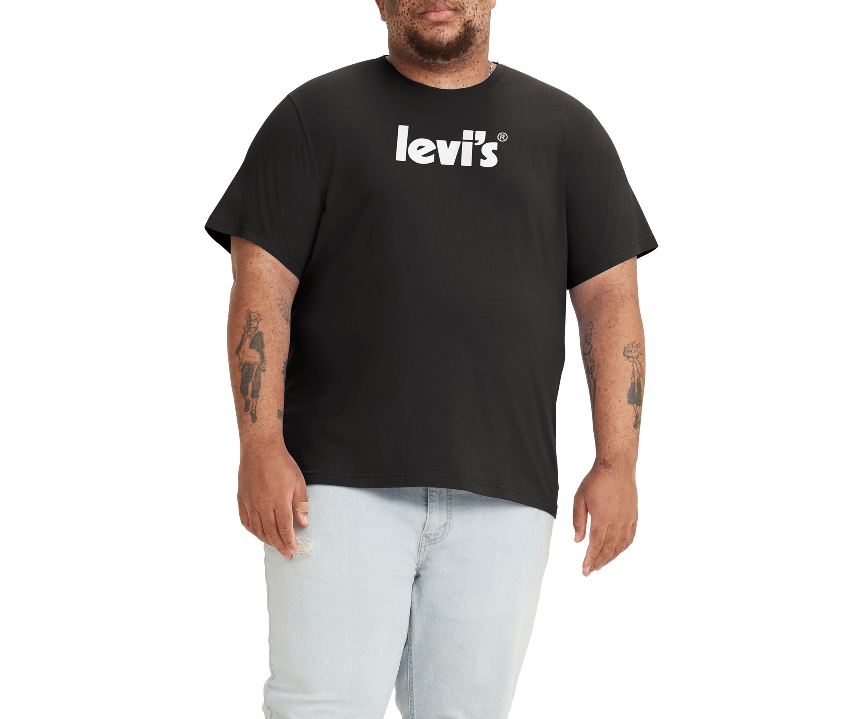 Big & Tall Short Sleeve Big Poster Logo Graphic T-Shirt