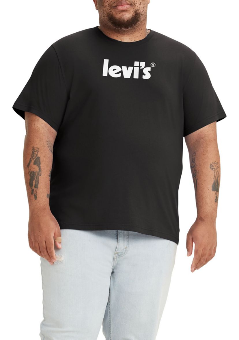 Big & Tall Short Sleeve Big Poster Logo Graphic T-Shirt