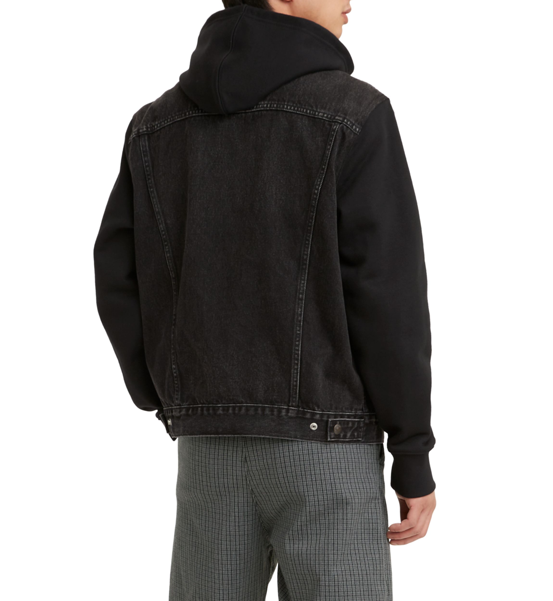 Hybrid Hoodie V Trucker Jacket
