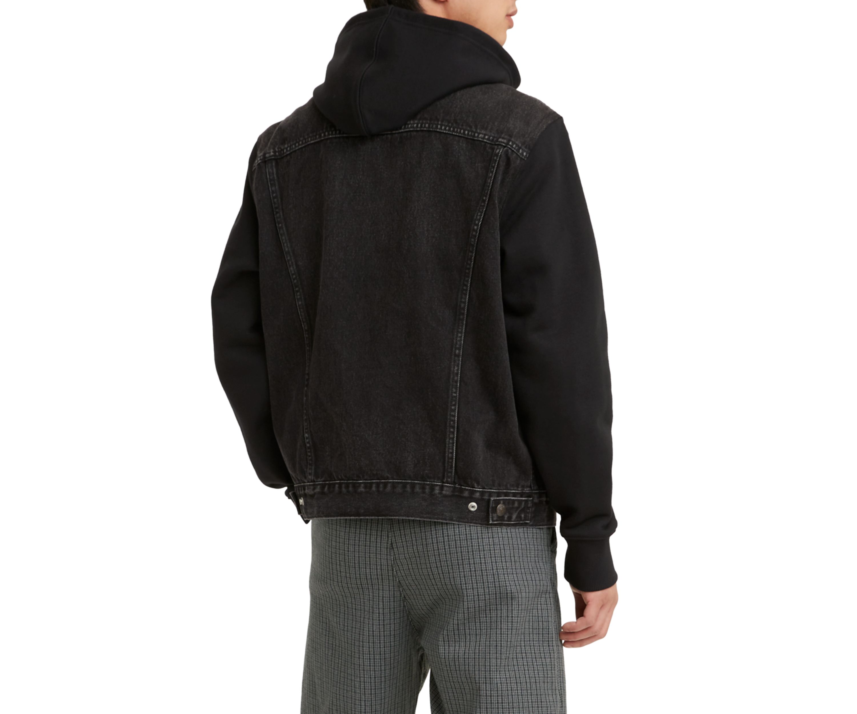 Hybrid Hoodie V Trucker Jacket