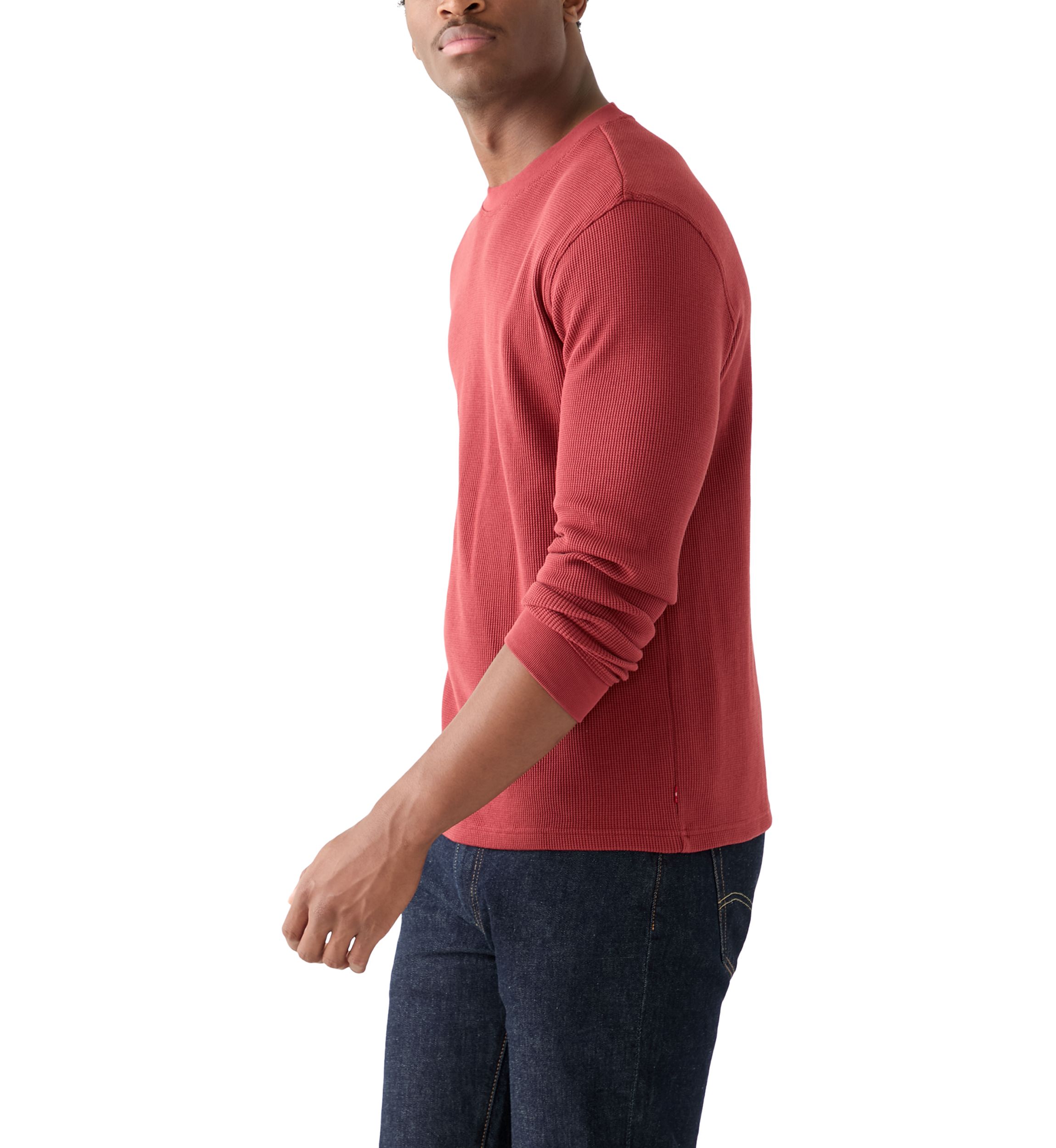Solid Crew Neck Thermal Shirt