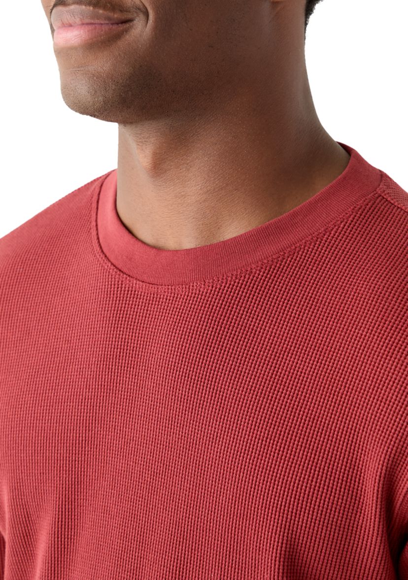 Solid Crew Neck Thermal Shirt