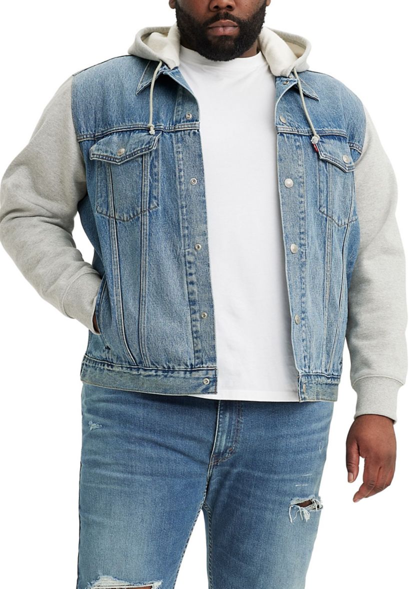 Mens Big Hybrid Trucker Hoodie