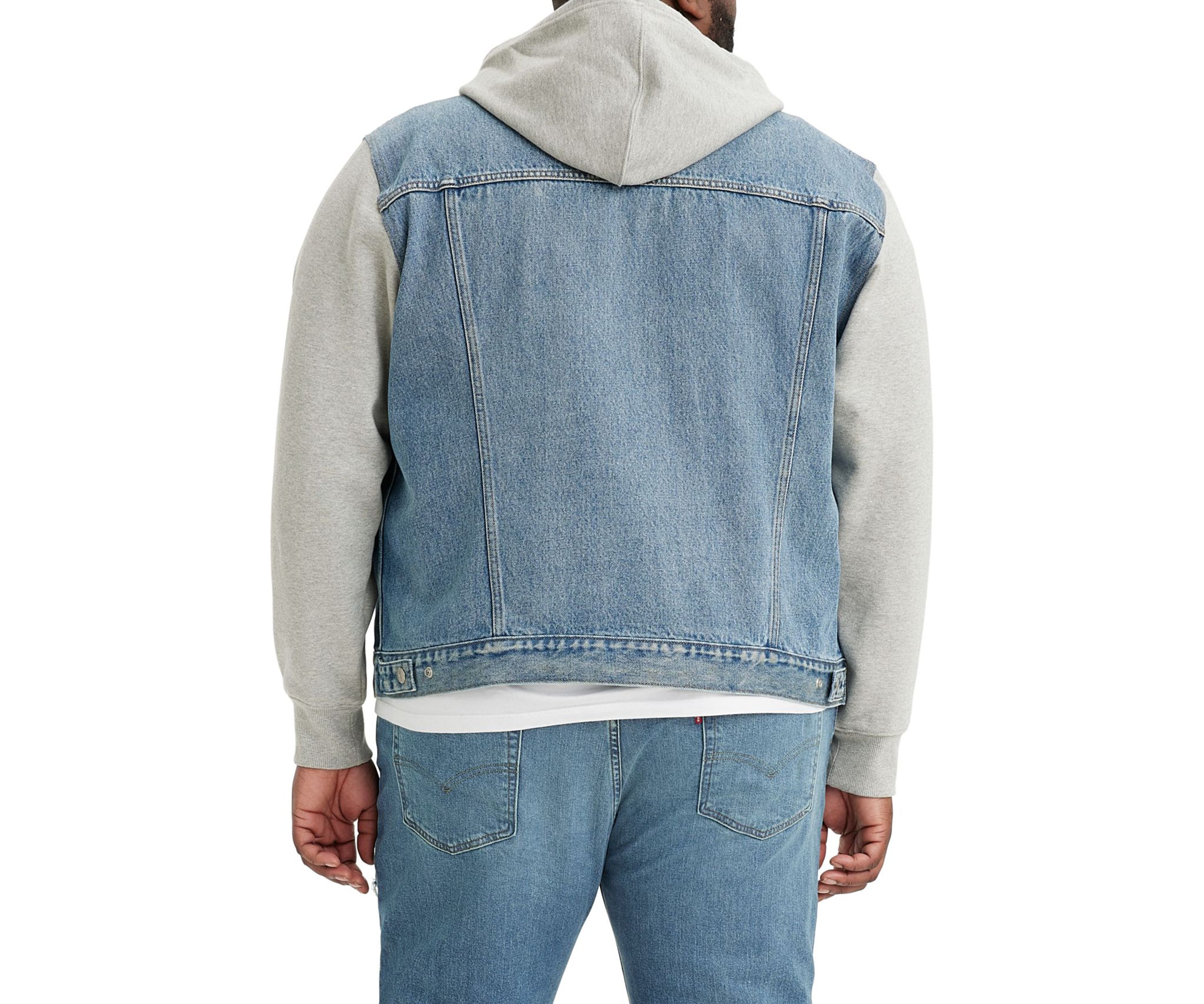 Mens Tall Hybrid Trucker Hoodie