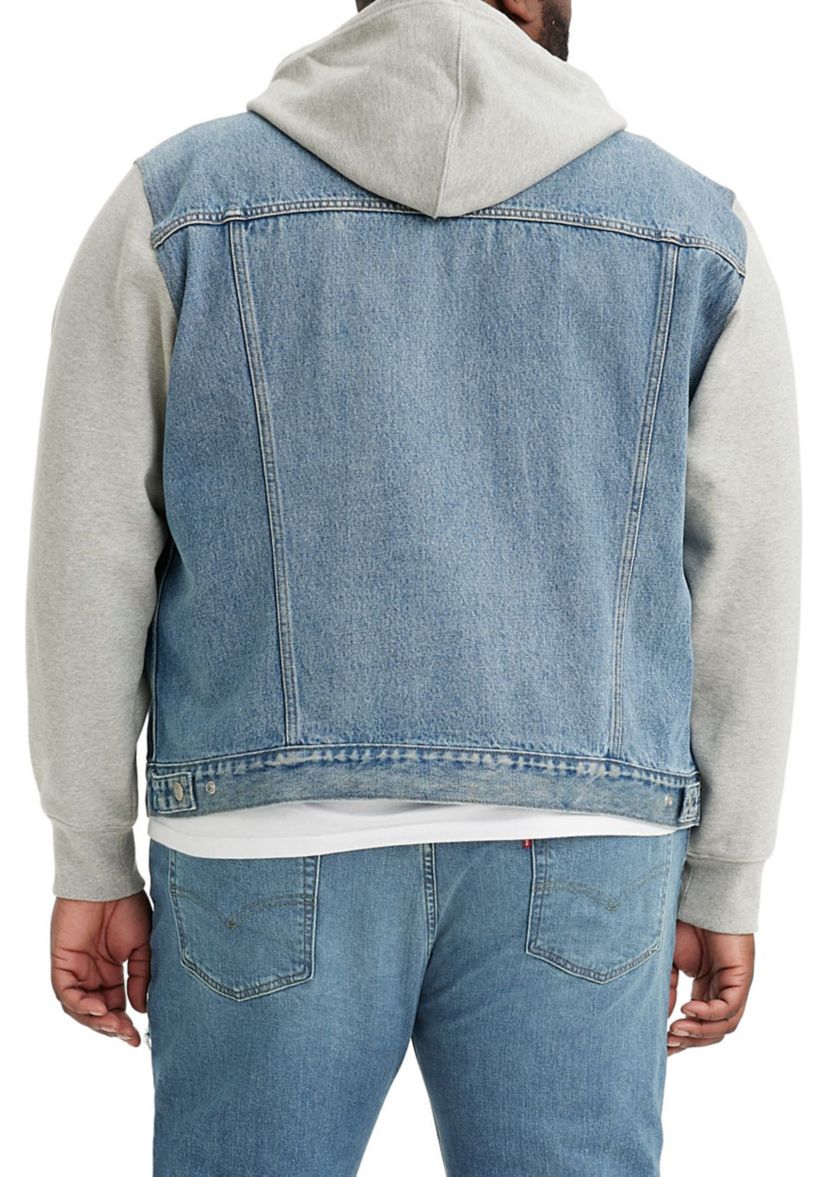Mens Tall Hybrid Trucker Hoodie