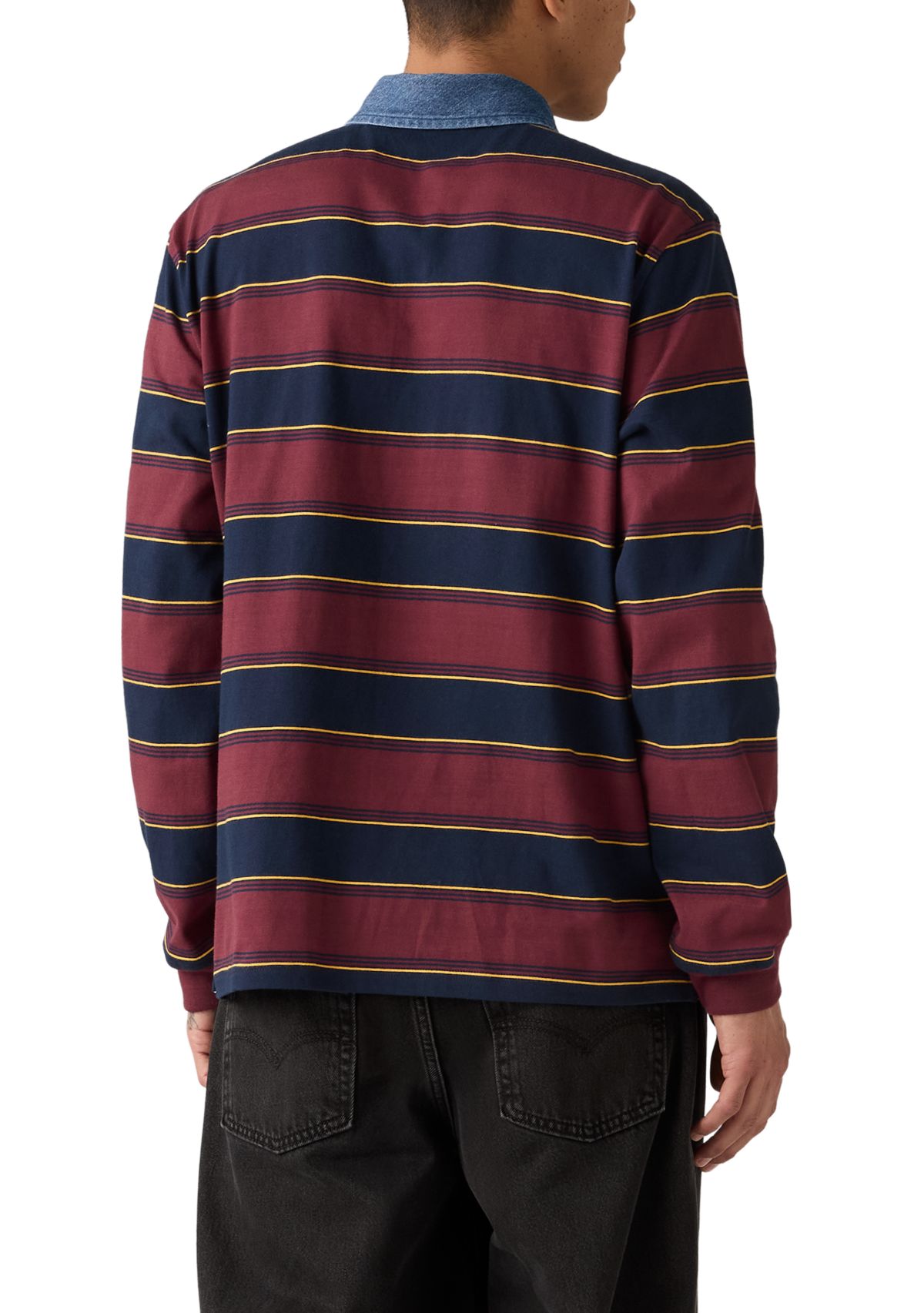 Indigo Stripe Tawny Polo Shirt