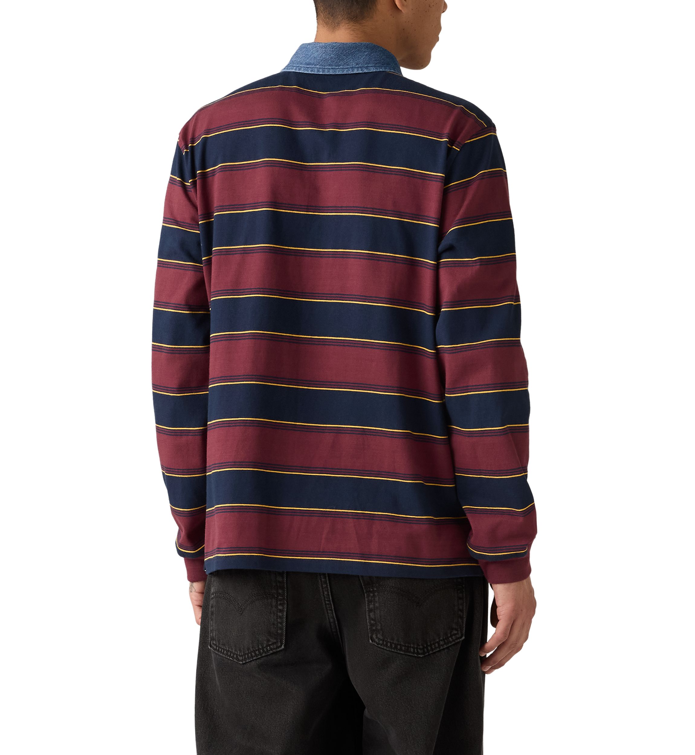 Indigo Stripe Tawny Polo Shirt