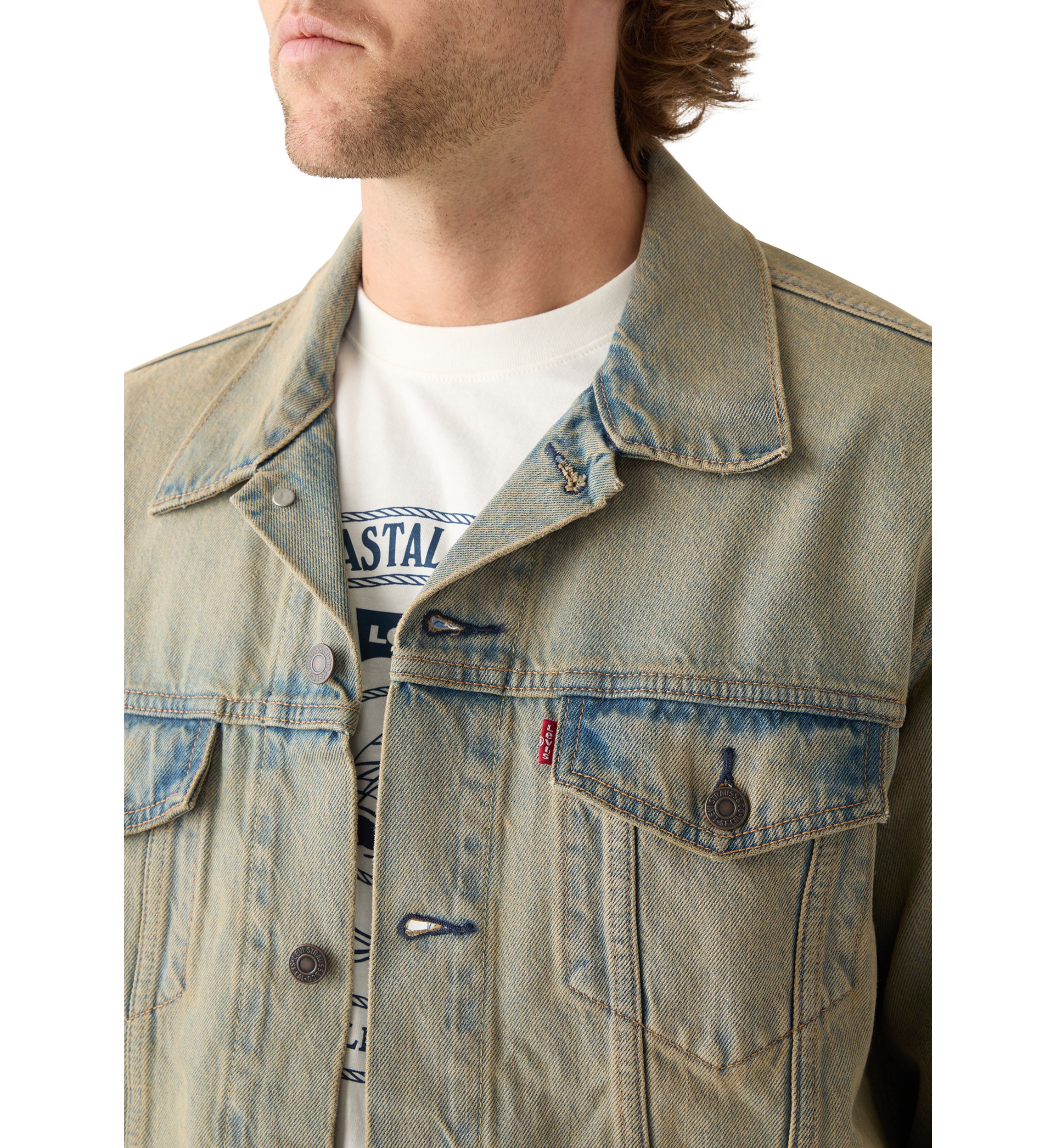 Relaxed Fit Trucker Jacket