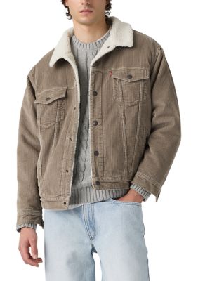 Levi's Men's Relaxed Fit Sherpa Corduroy Jacket