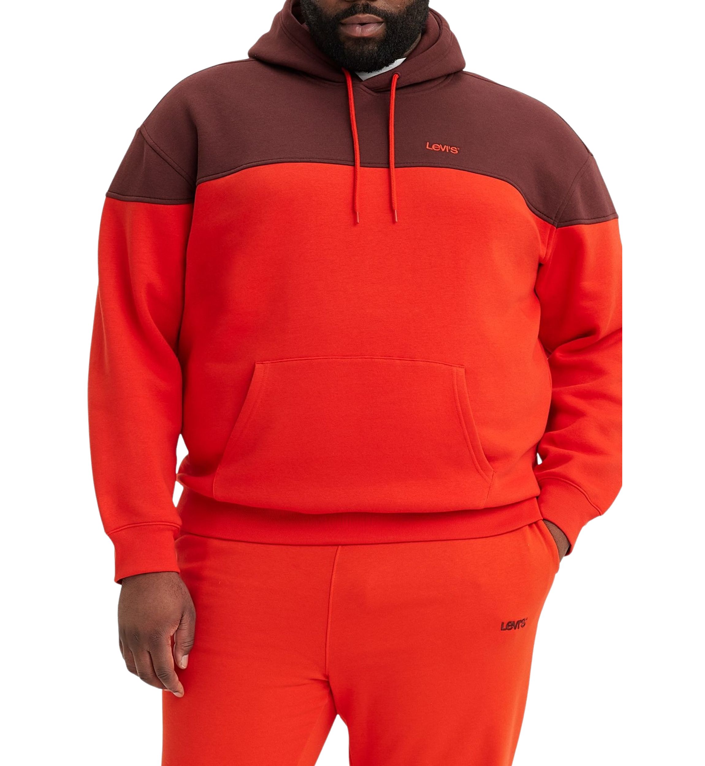 Big & Tall Color Block Hoodie