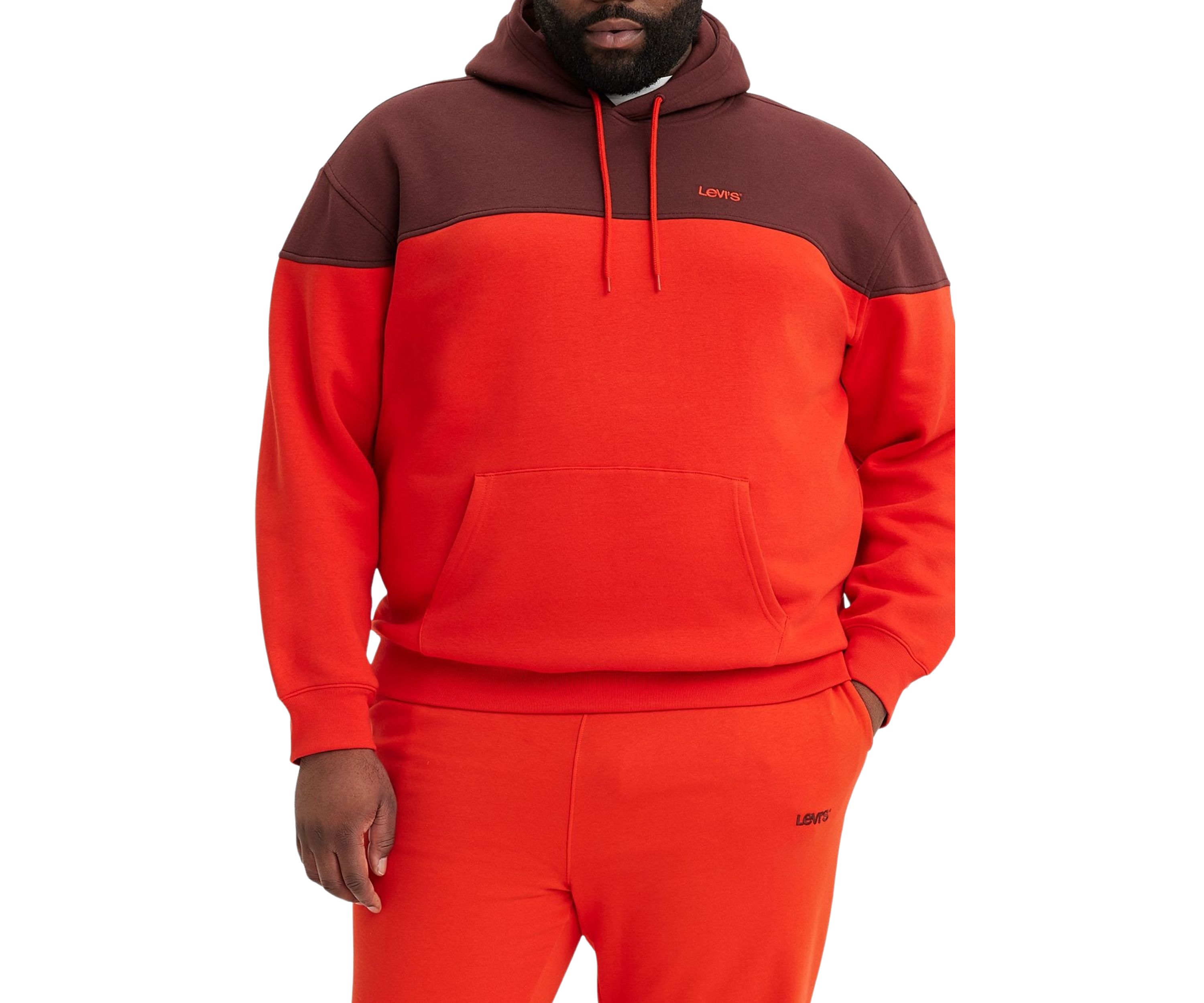 Big & Tall Color Block Hoodie
