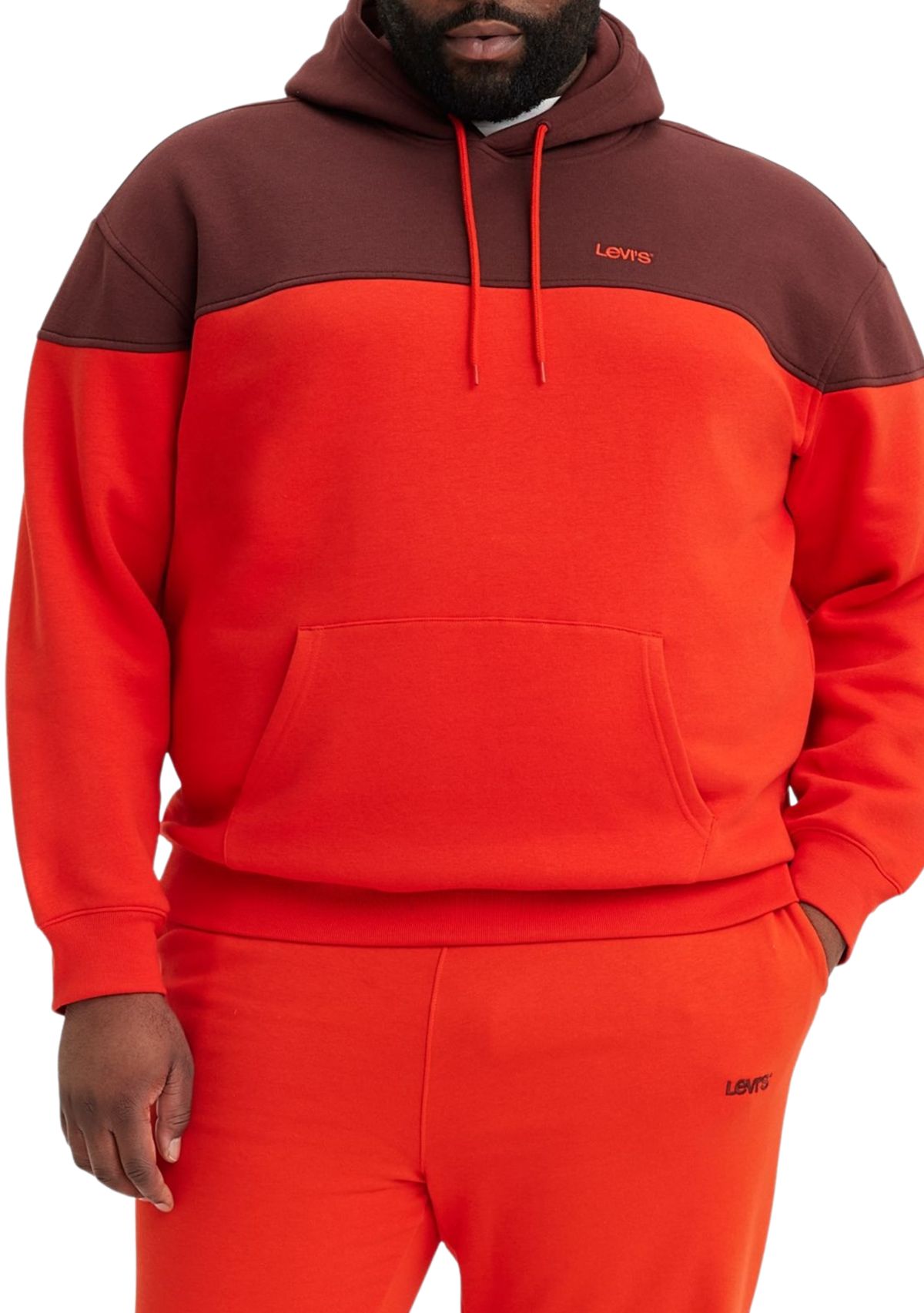 Big & Tall Color Block Hoodie