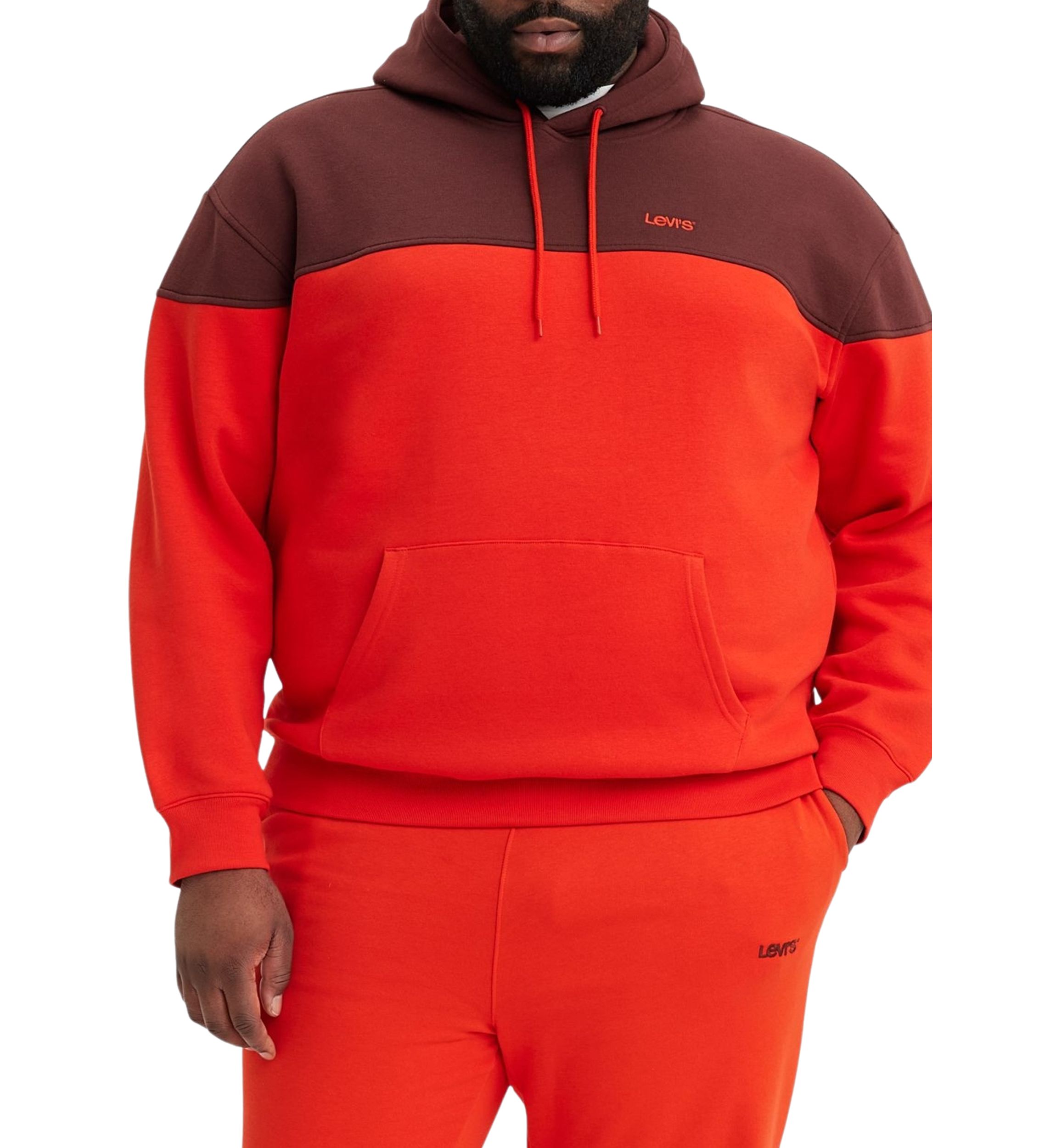 Big & Tall Color Block Hoodie