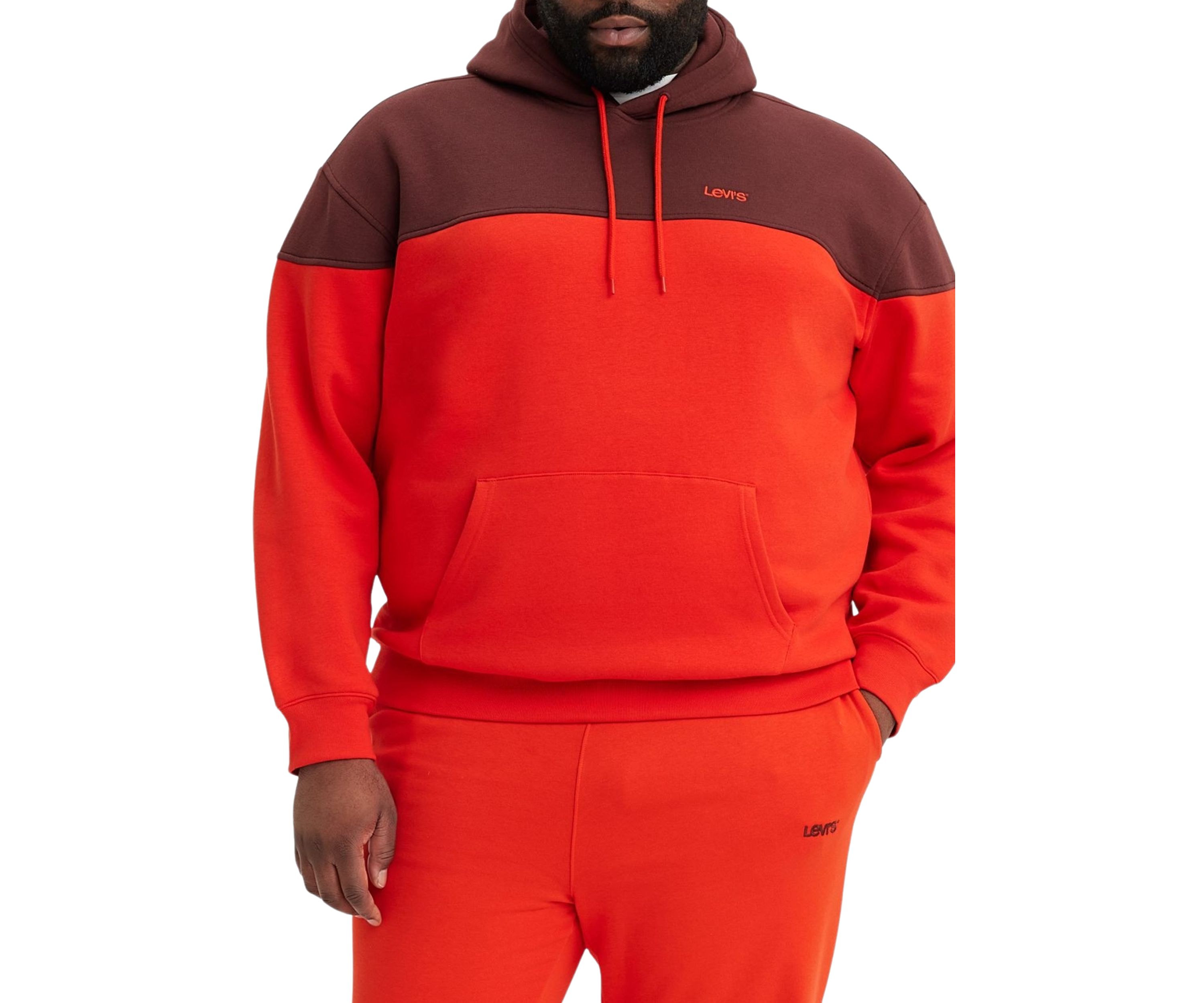 Big & Tall Color Block Hoodie