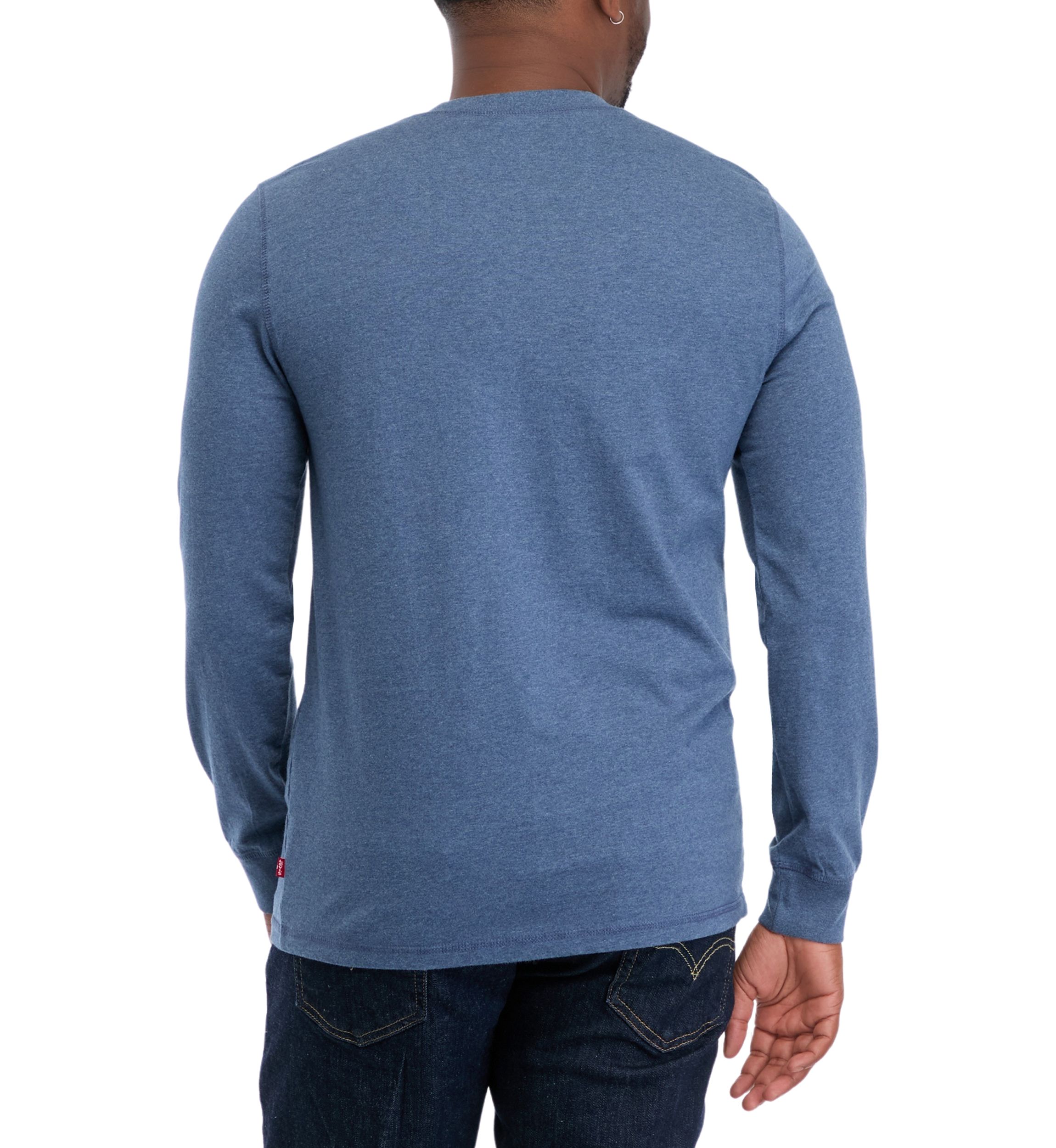 Long Sleeve 4 Button Henley Shirt