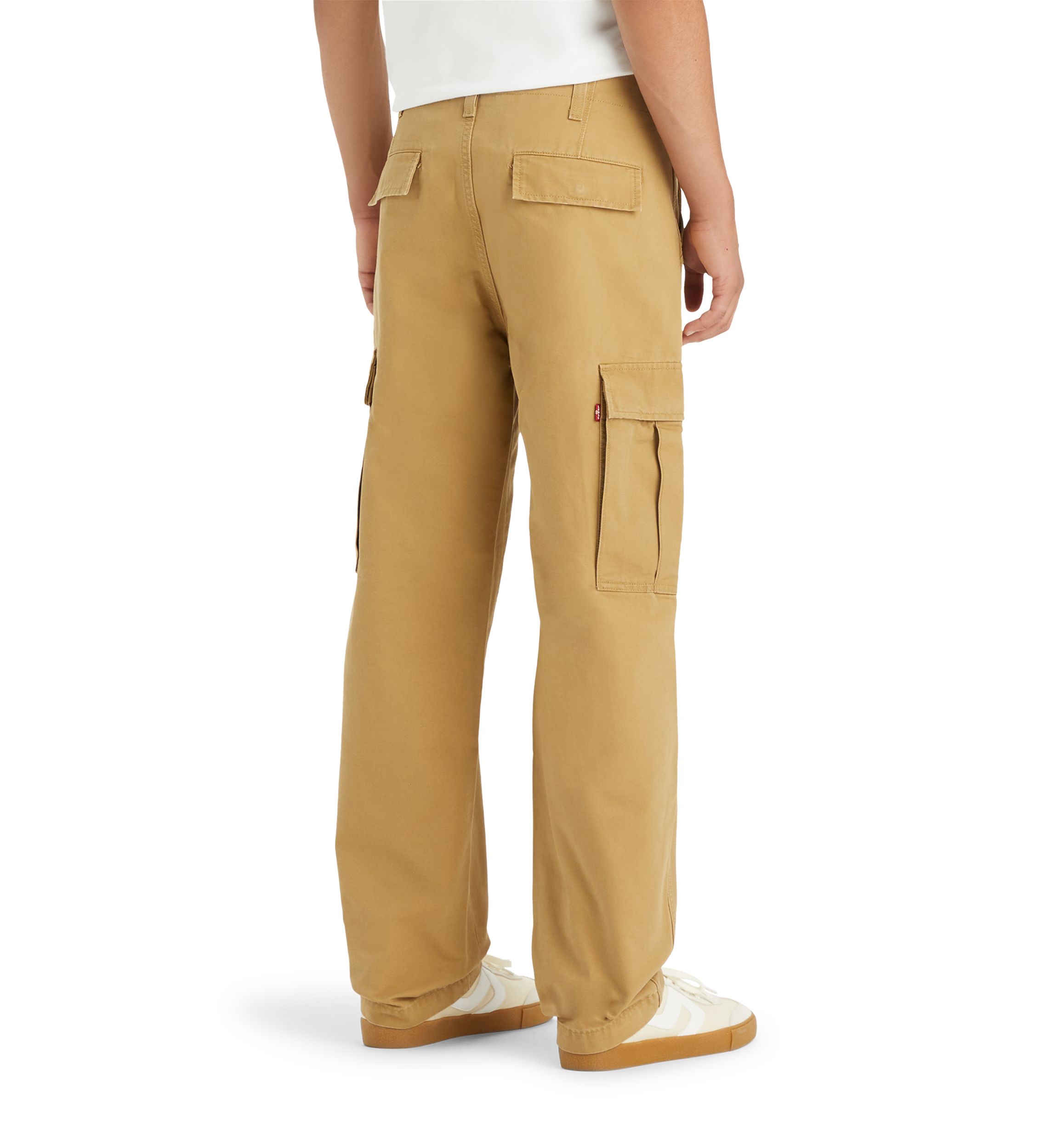 British Khaki Straight Cargo Pants
