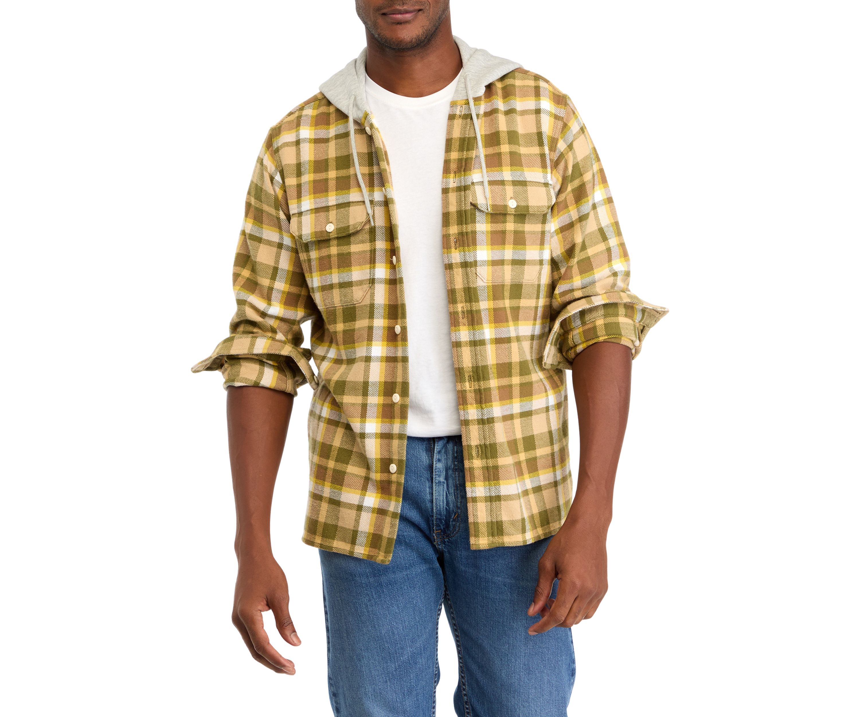 Hooded Classic Worker Shirt