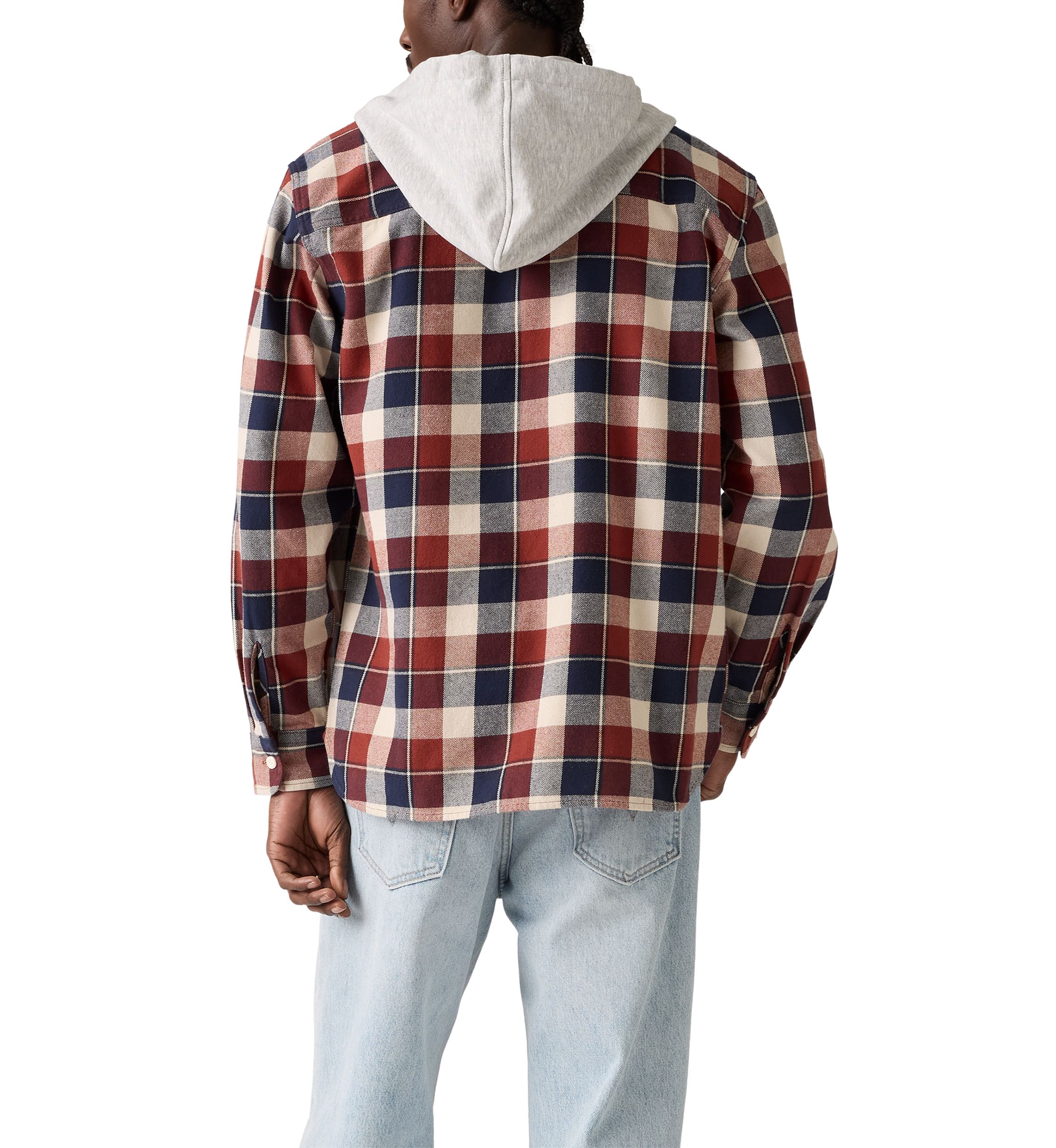 Reeve Plaid Russet Button Down Shirt 
