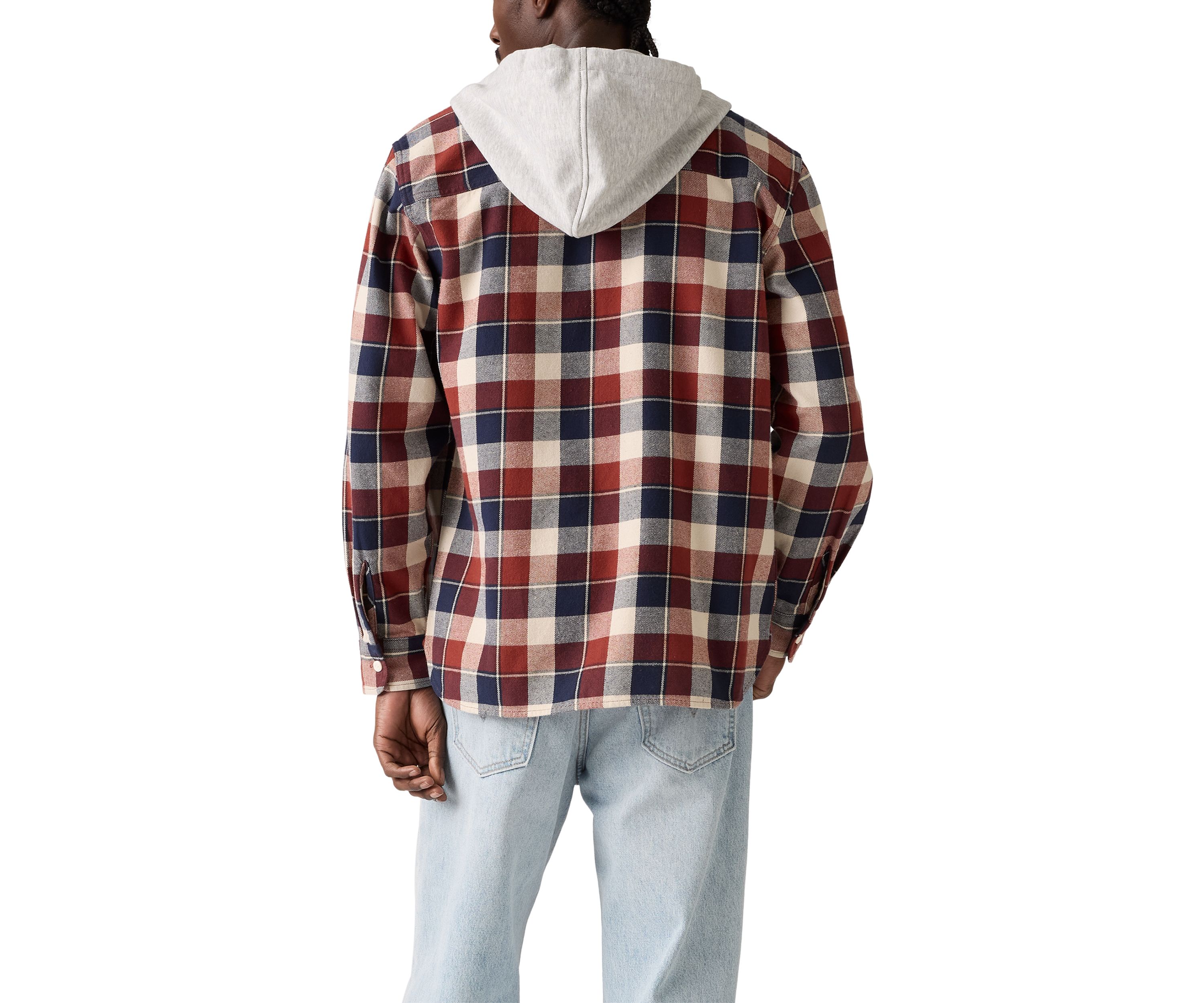 Reeve Plaid Russet Button Down Shirt 