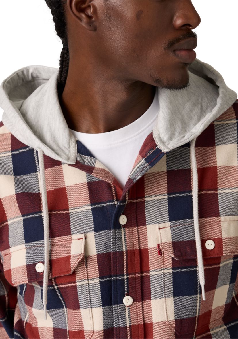 Reeve Plaid Russet Button Down Shirt 