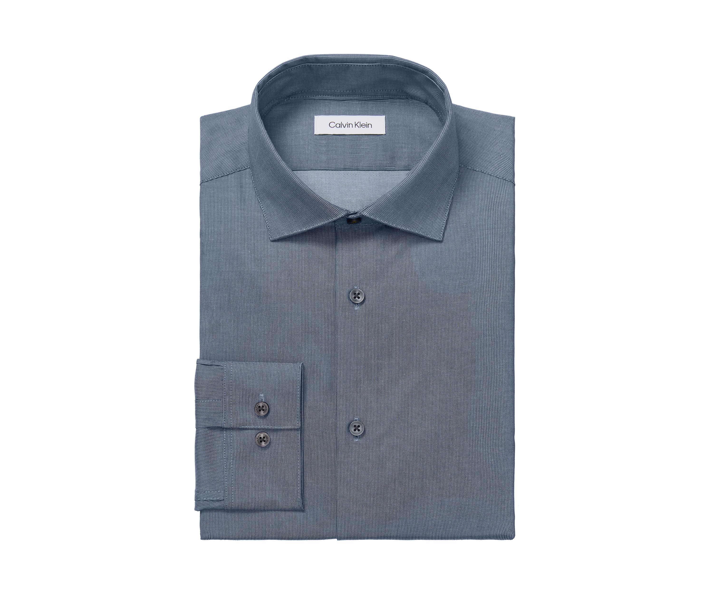 Big & Tall Steel+ Slim Fit Stretch Wrinkle Free Dress Shirt