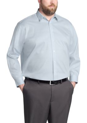 Calvin Klein Men's Big & Tall Steel+ Stretch Dress Shirt