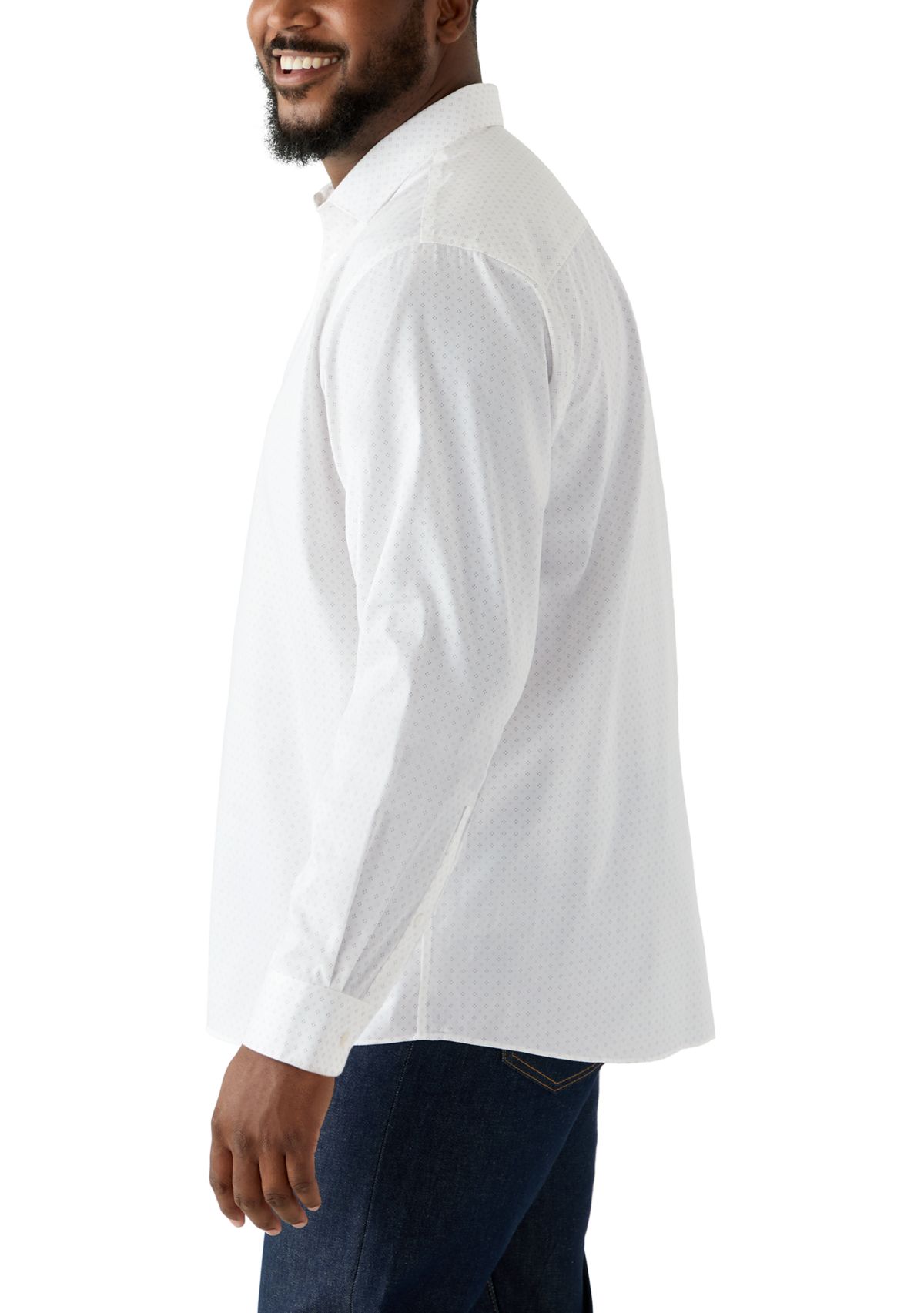 Mens Tall Steel+ Stretch Shirt 