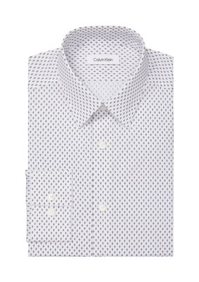 Calvin Klein Men's Big & Tall Steel+ Slim Fit Stretch Wrinkle Free Dress Shirt