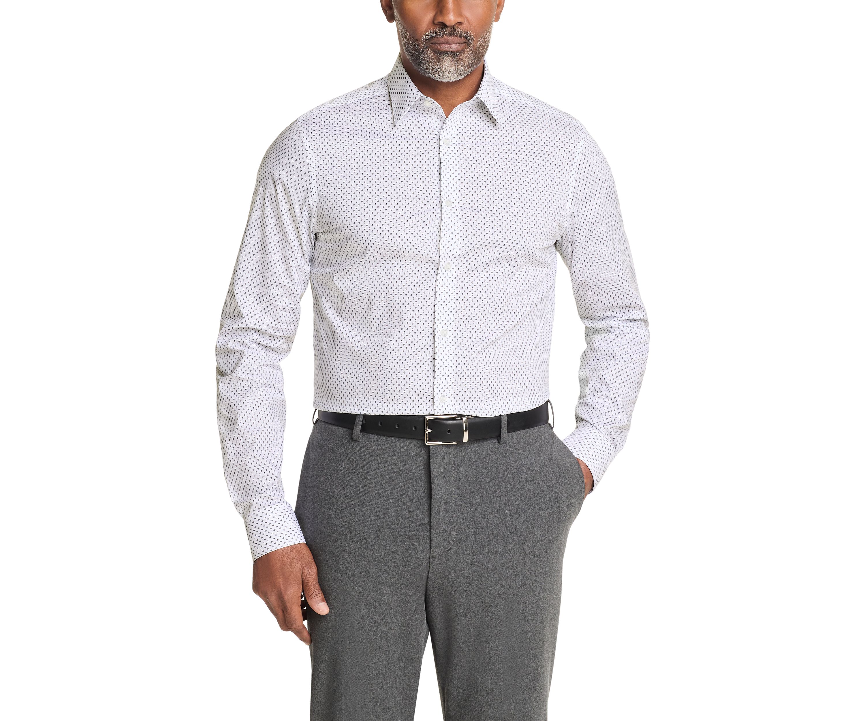 Big & Tall Steel+ Slim Fit Stretch Wrinkle Free Dress Shirt