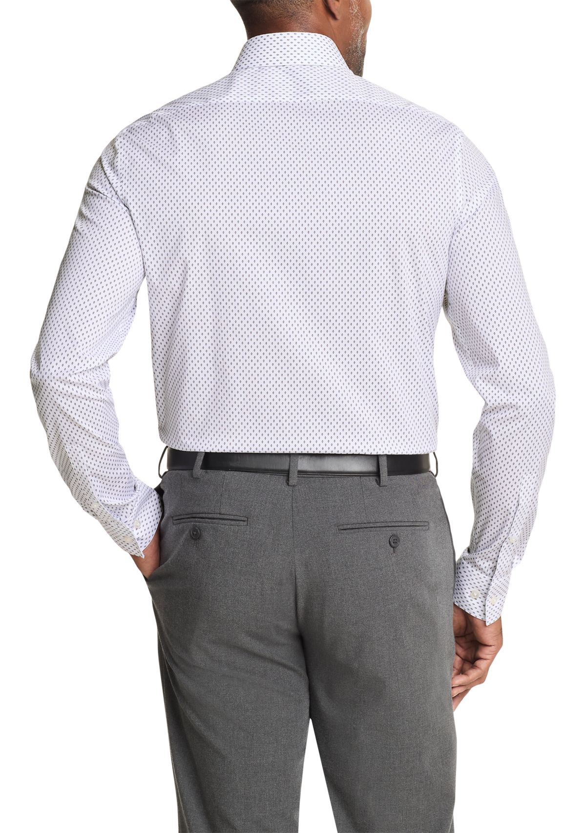 Big & Tall Steel+ Slim Fit Stretch Wrinkle Free Dress Shirt
