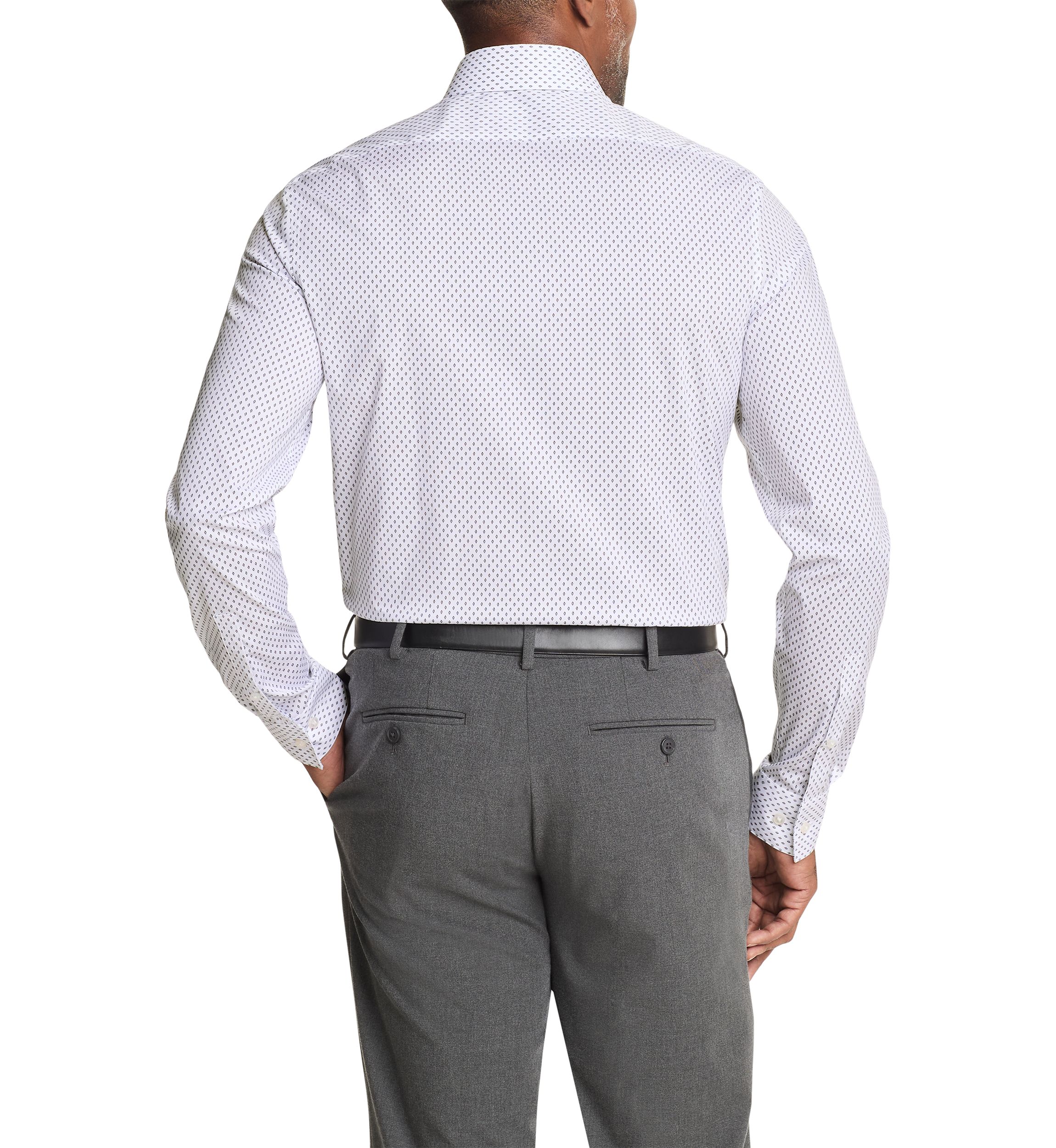 Big & Tall Steel+ Slim Fit Stretch Wrinkle Free Dress Shirt