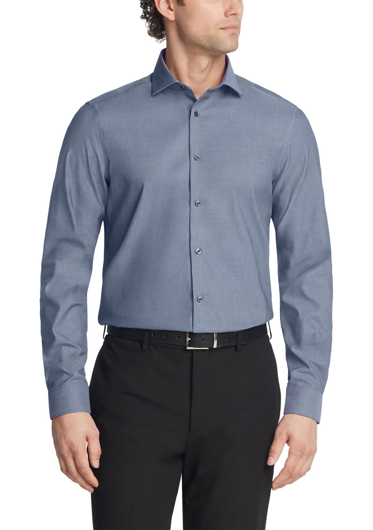 Big & Tall Steel+ Slim Fit Stretch Wrinkle Free Dress Shirt