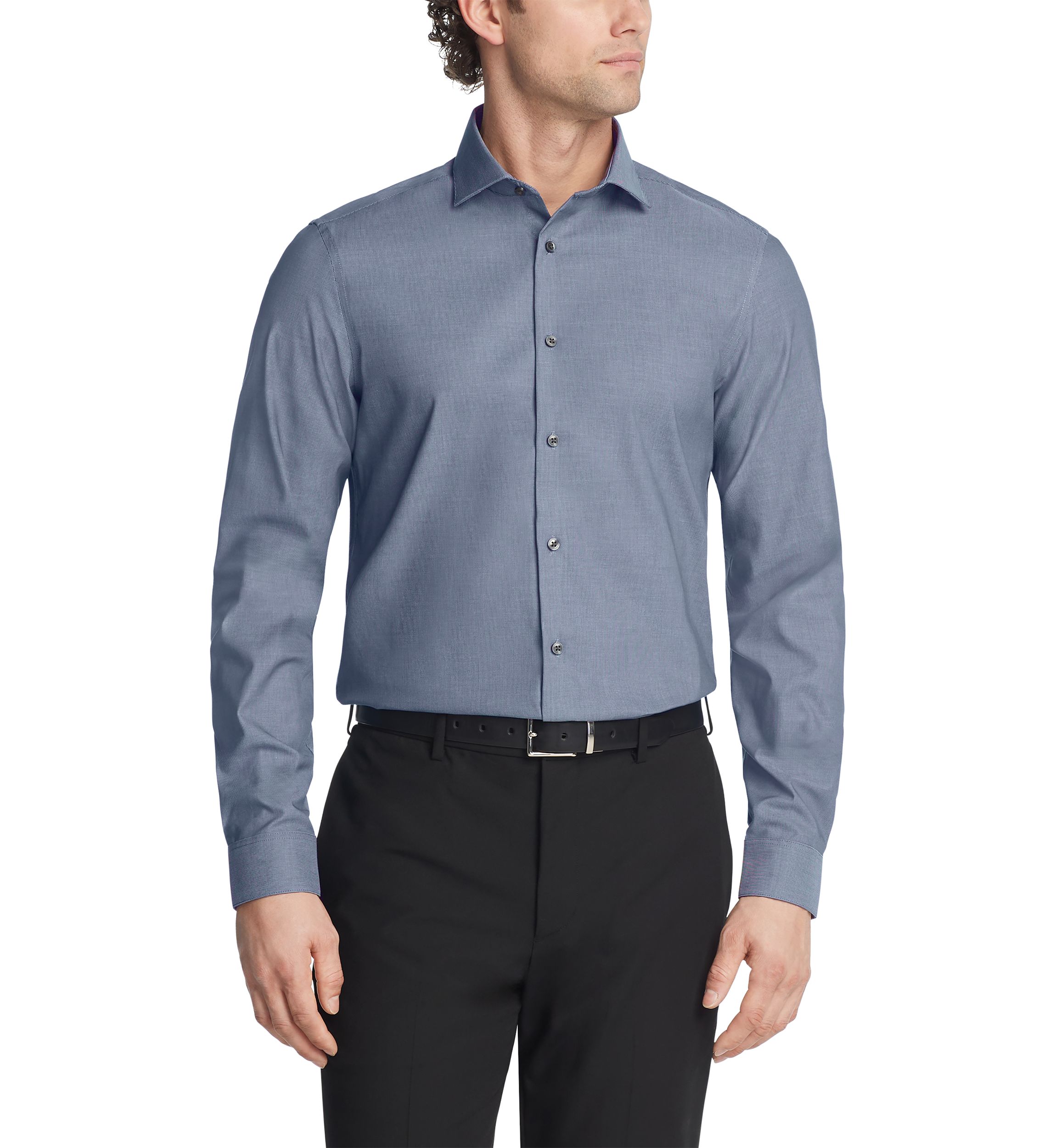 Big & Tall Steel+ Slim Fit Stretch Wrinkle Free Dress Shirt