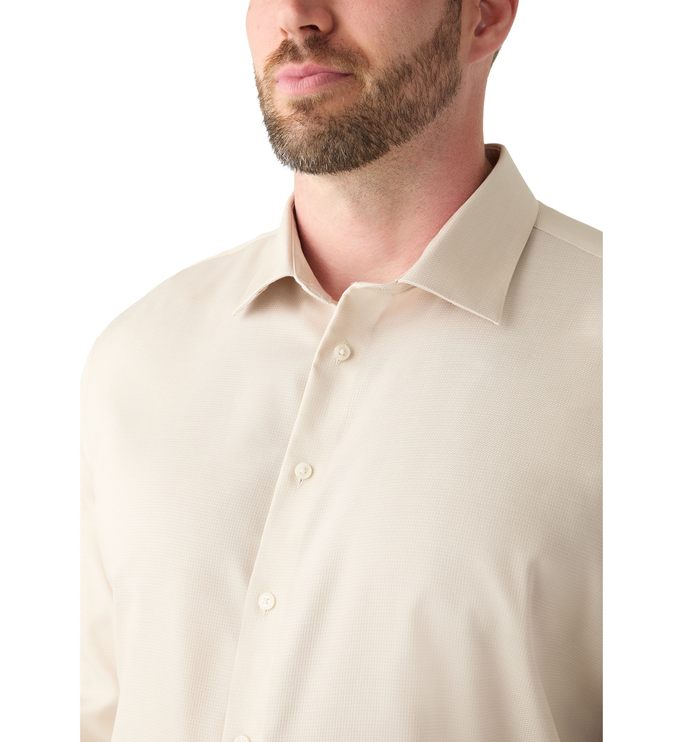 Mens Tall Steel+ Stretch Wrinkle Free Dress Shirt 