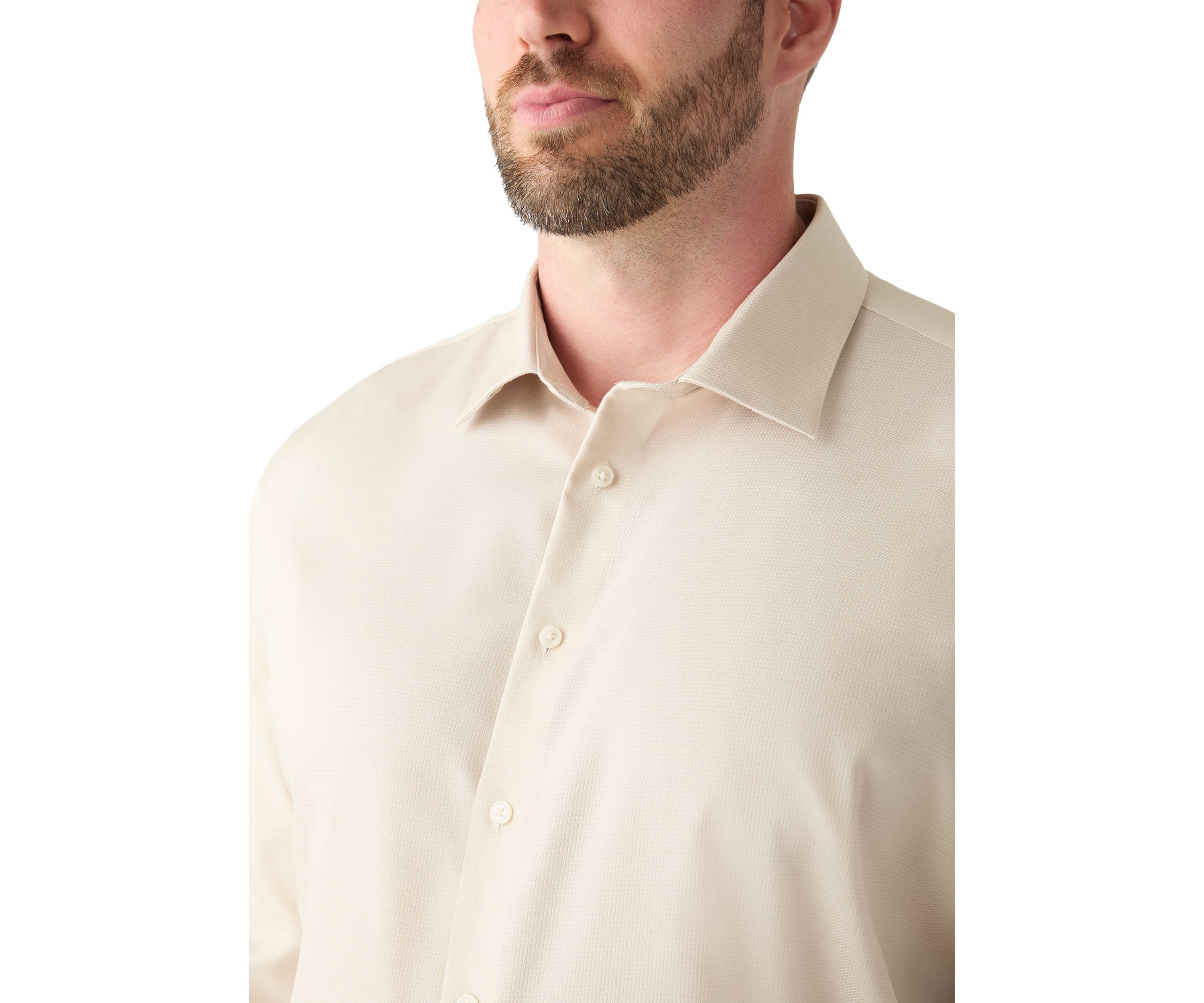 Mens Tall Steel+ Stretch Wrinkle Free Dress Shirt 