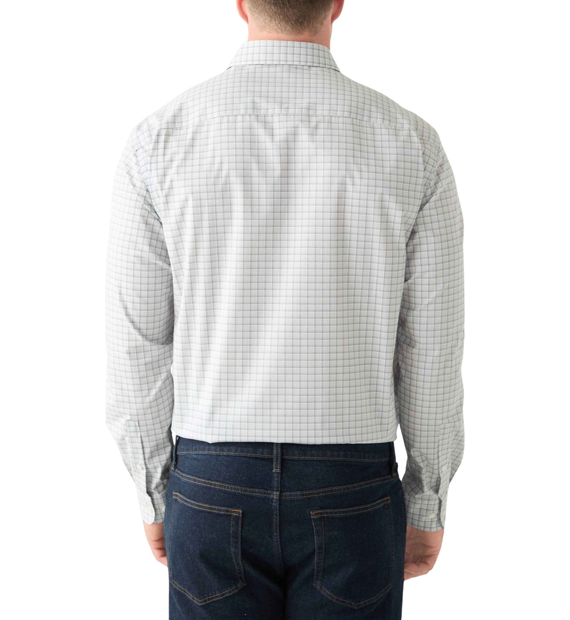 Mens Tall  Steel+ Stretch Wrinkle Free Dress Shirt 