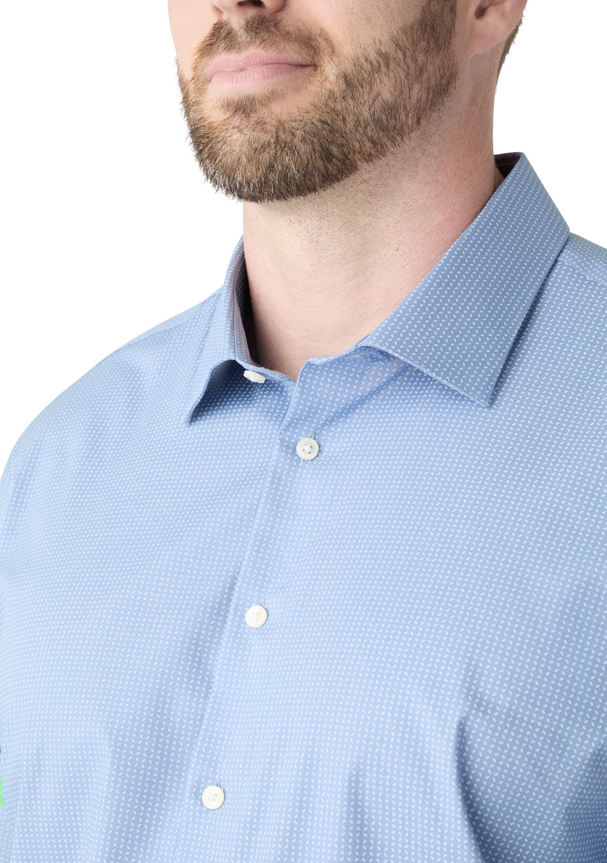 Mens Tall Steel+ Stretch Dress Shirt