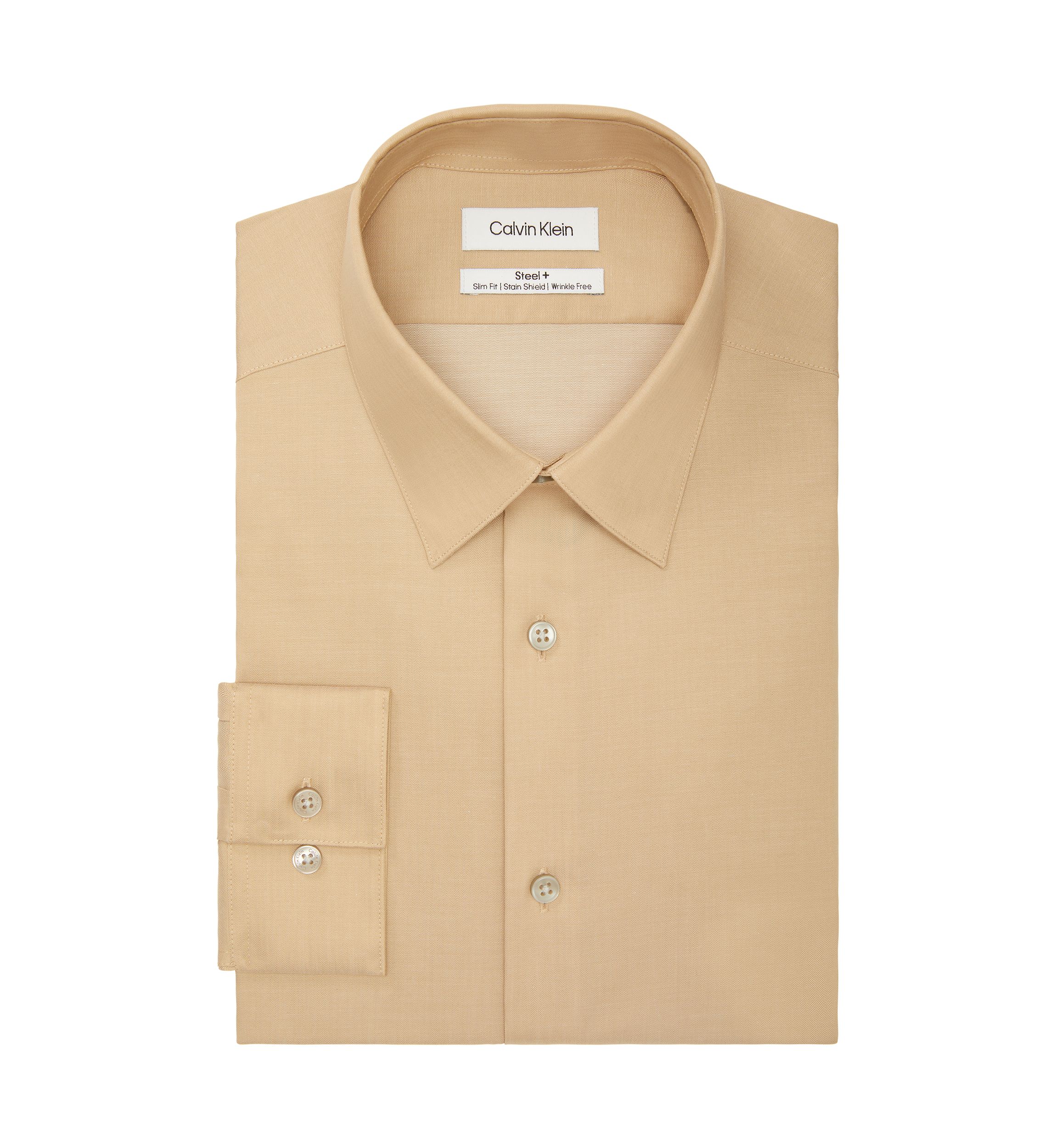 Slim Fit Steel Stretch Dress Shirt