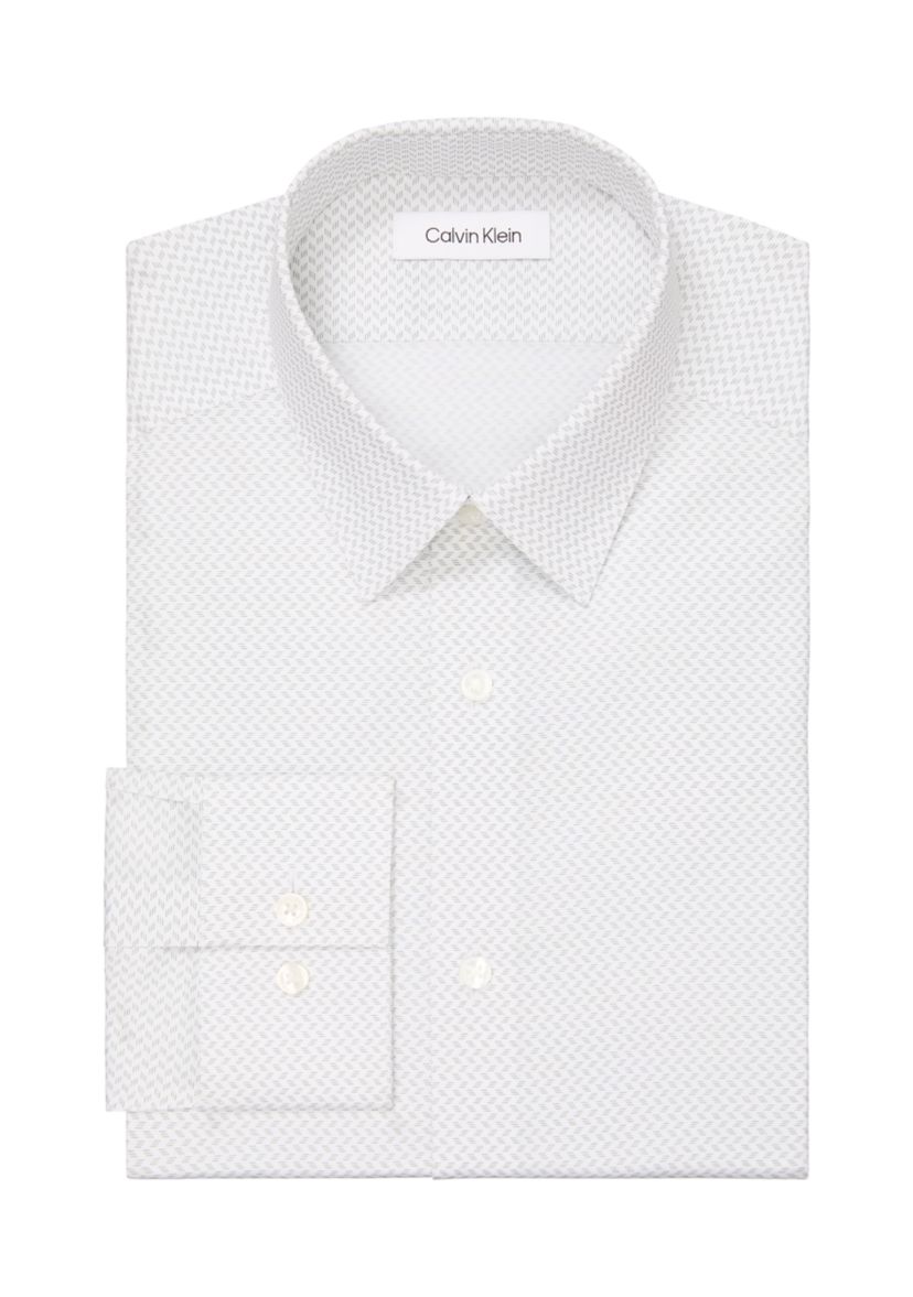 Steel+ Slim Fit Stretch Wrinkle Free Dress Shirt
