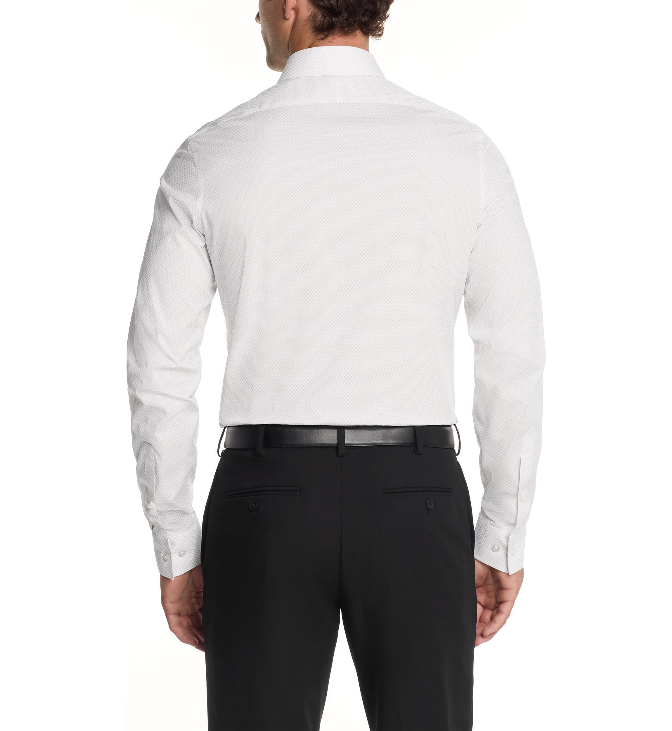 Steel+ Slim Fit Stretch Wrinkle Free Dress Shirt