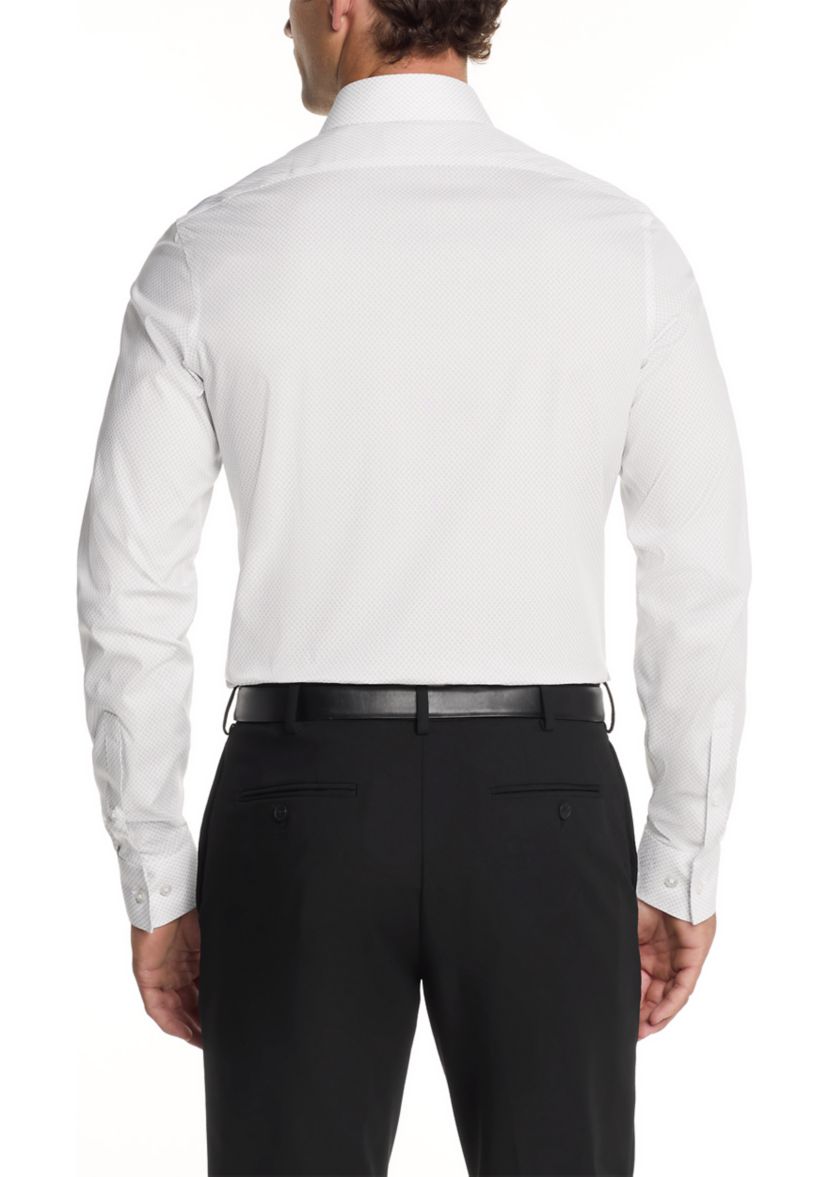 Steel+ Slim Fit Stretch Wrinkle Free Dress Shirt