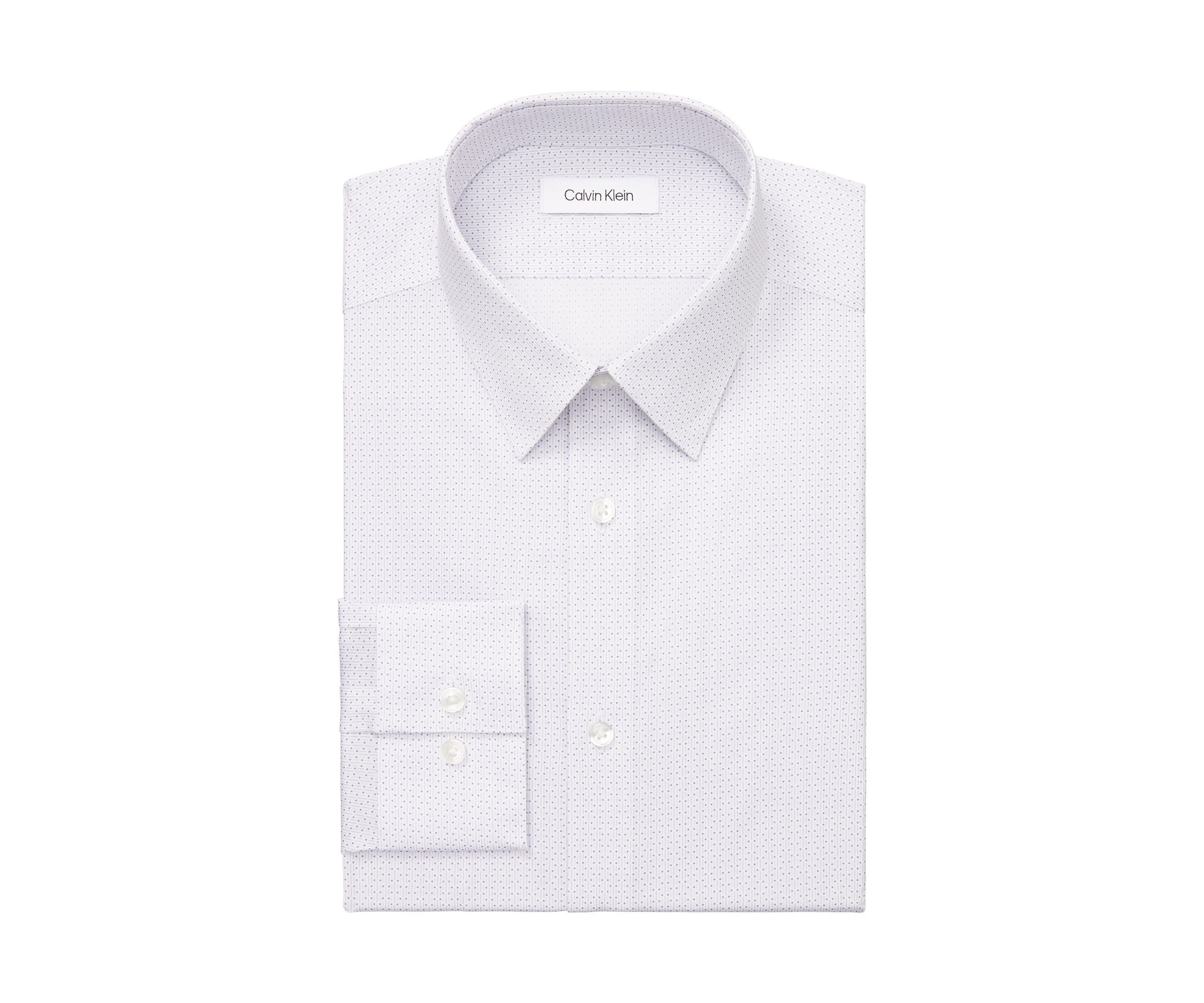  Mens Steel+ Slim Fit Stretch Wrinkle Free Dress Shirt