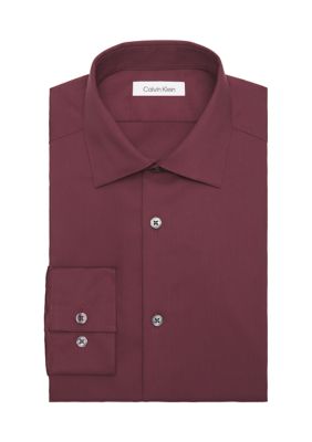 Calvin Klein Men's Steel+ Slim Fit Stretch Wrinkle Free Dress Shirt