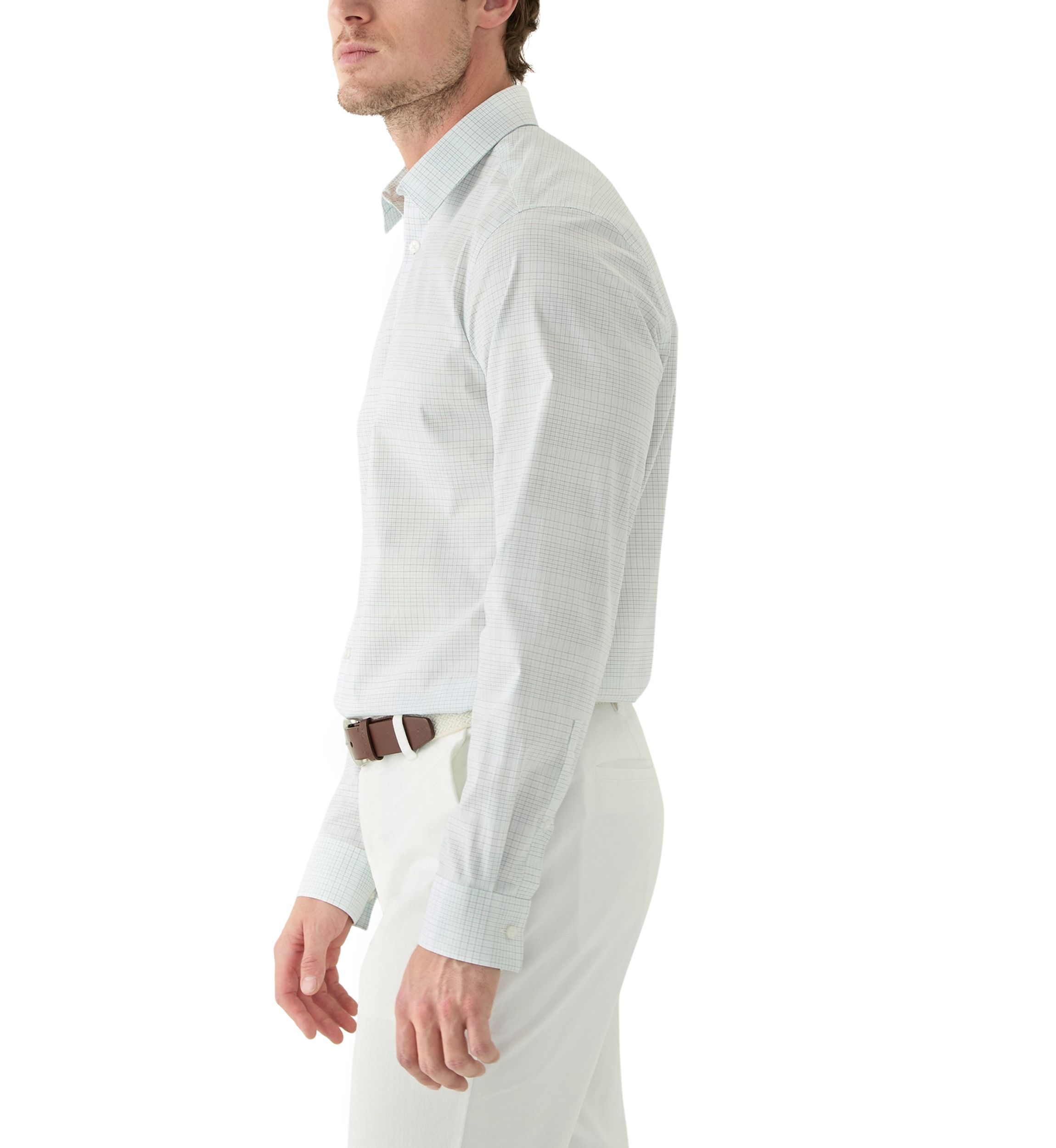 Mens Steel+ Stretch Slim Fit Dress Shirt