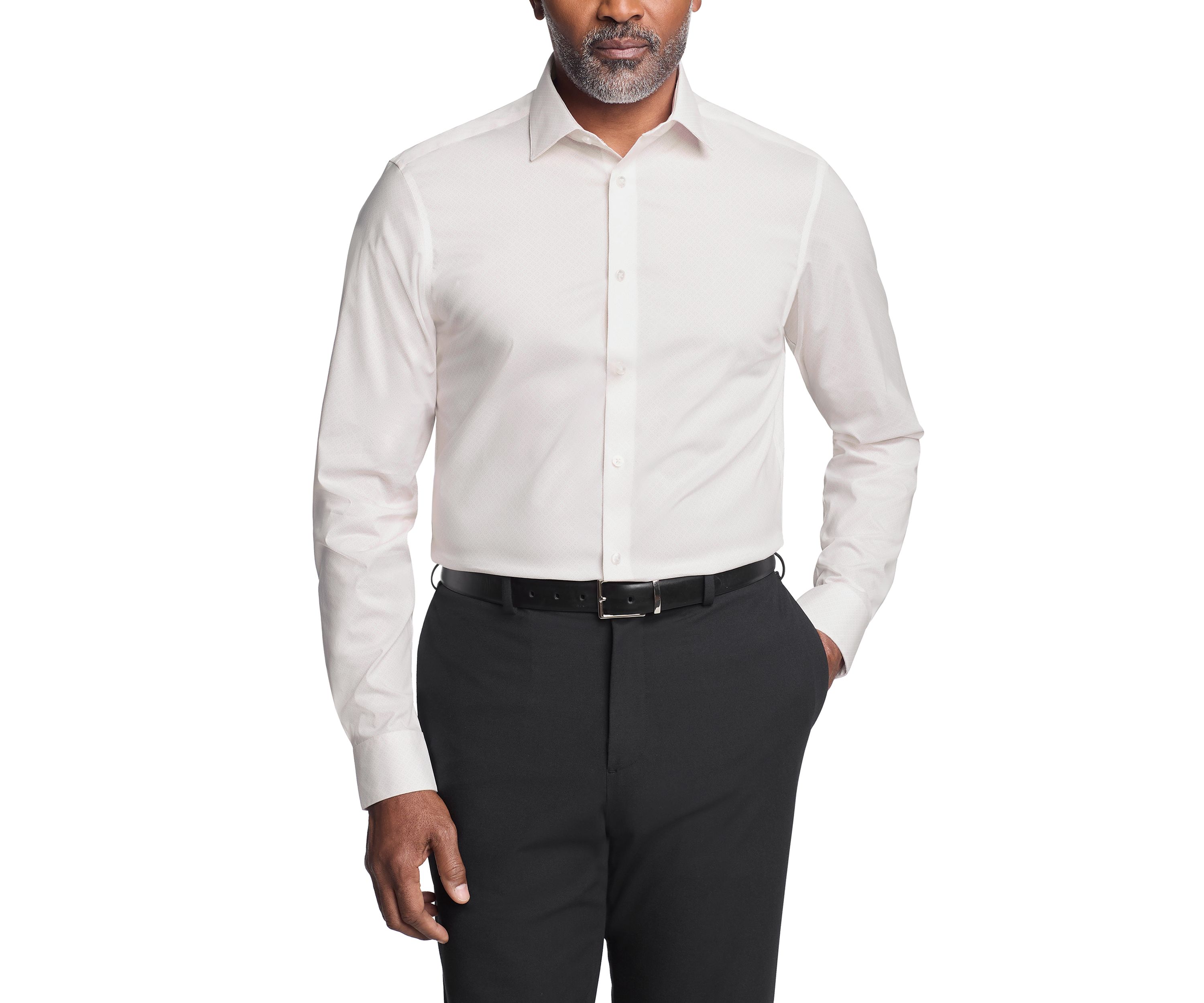 Mens Steel+ Stretch Slim Fit Dress Shirt