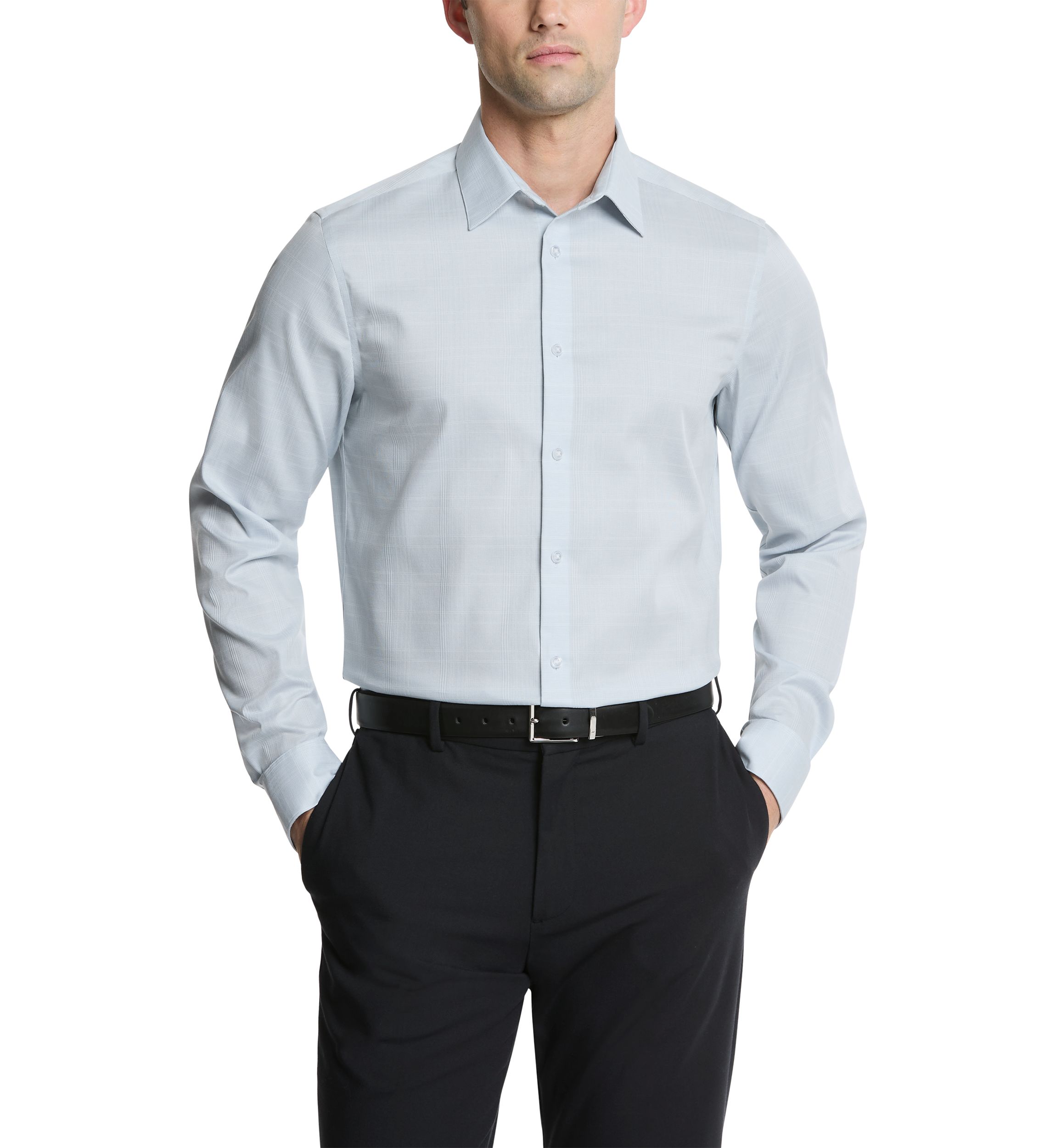 Mens Steel+ Stretch Slim Fit Dress Shirt