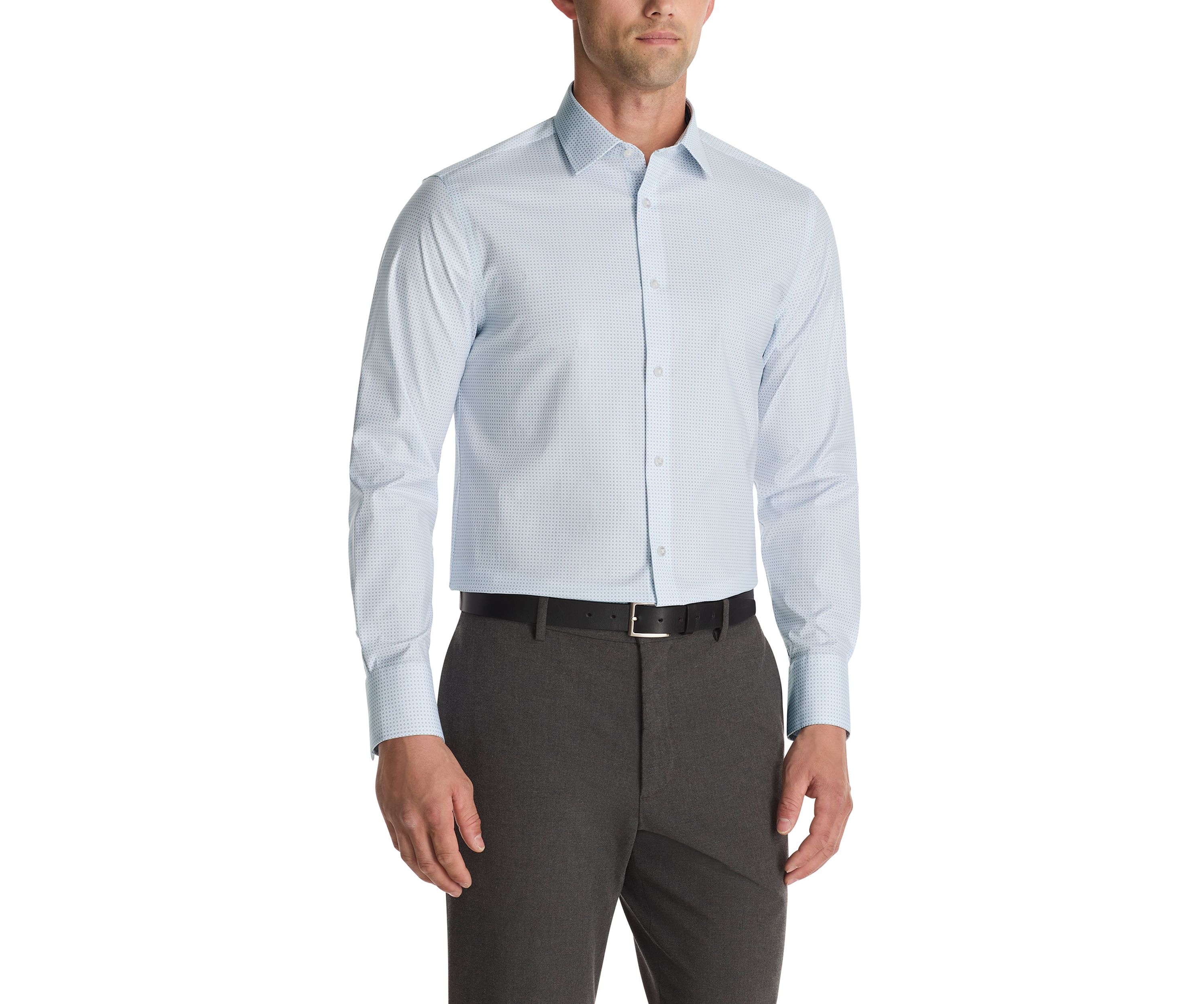  Refined Cotton Stretch, Slim Fit Dress Shirt