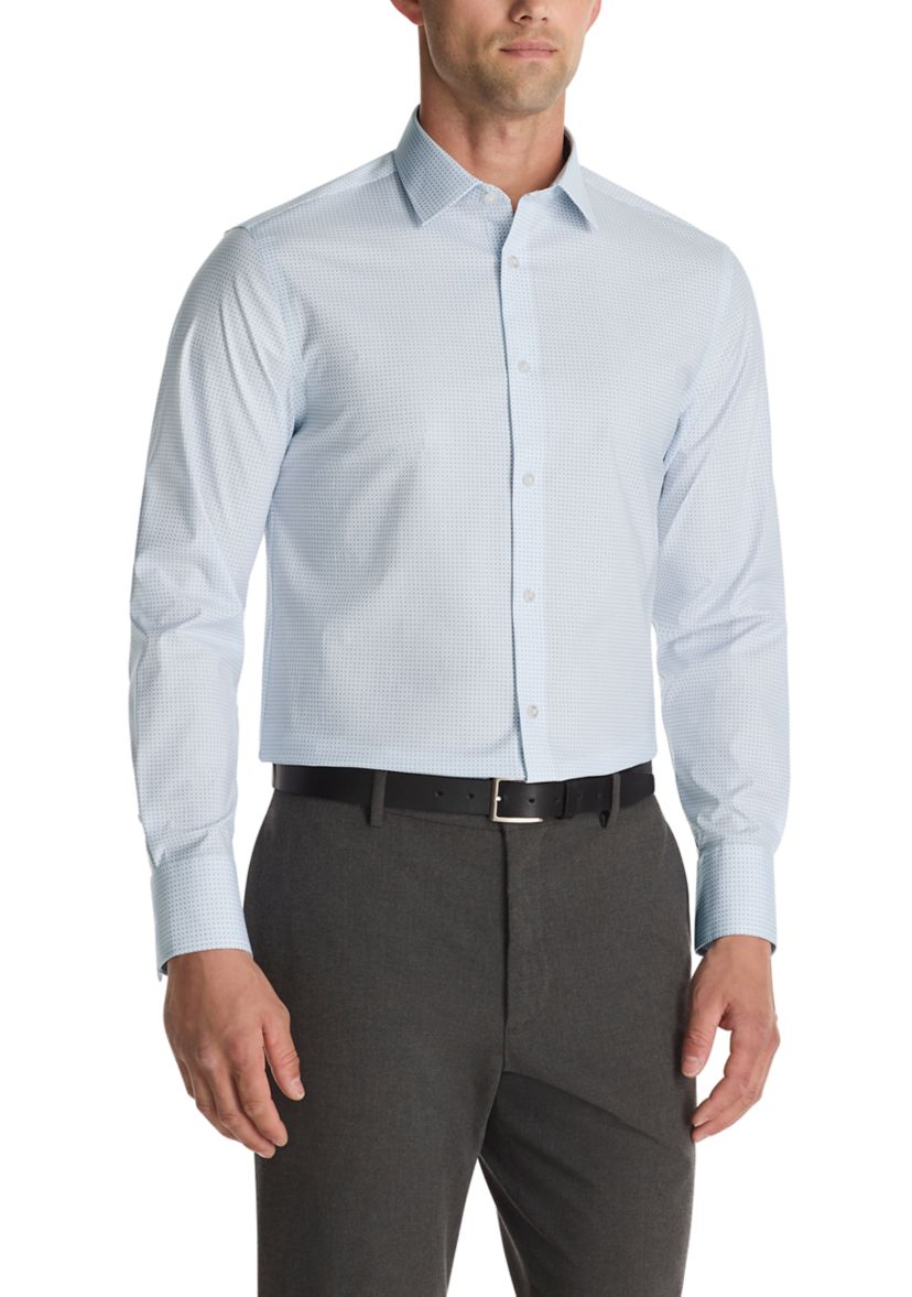  Refined Cotton Stretch, Slim Fit Dress Shirt
