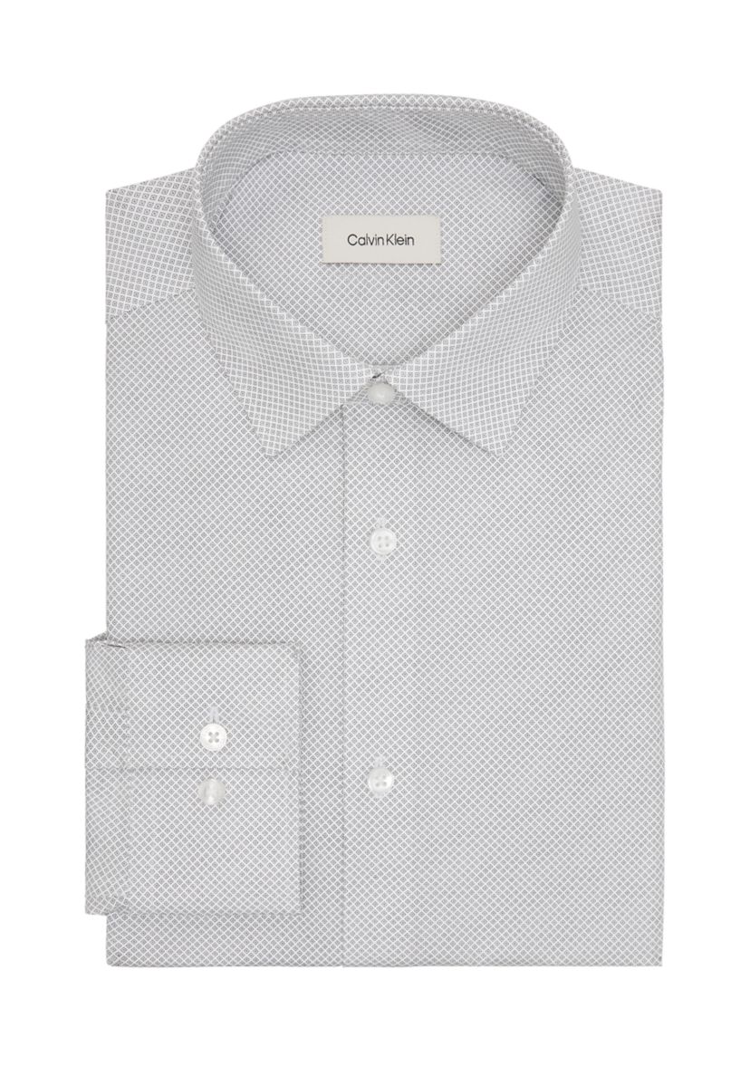 Refined Cotton Stretch, Reg Fit Dress Shirt 