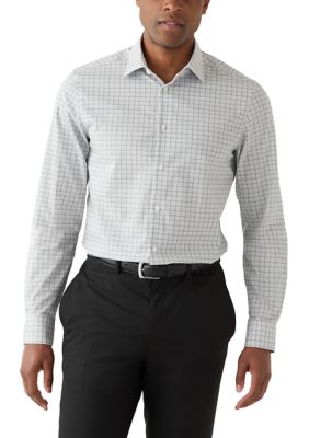 Calvin Klein Men's Steel+ Stretch, Slim Fit Shirt, Grey, 16 32/33